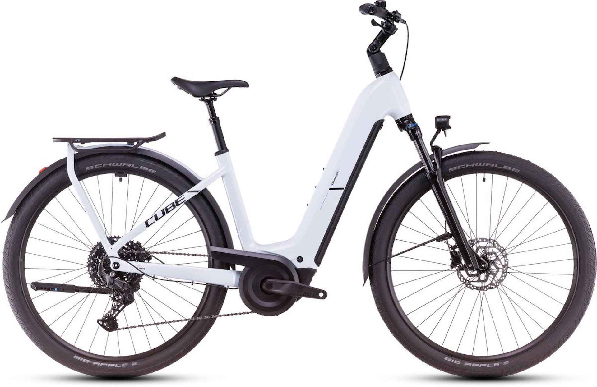 CUBE Kathmandu Hybrid One 800 Dames Polarwhite/black EE58 58cm EE L 2025