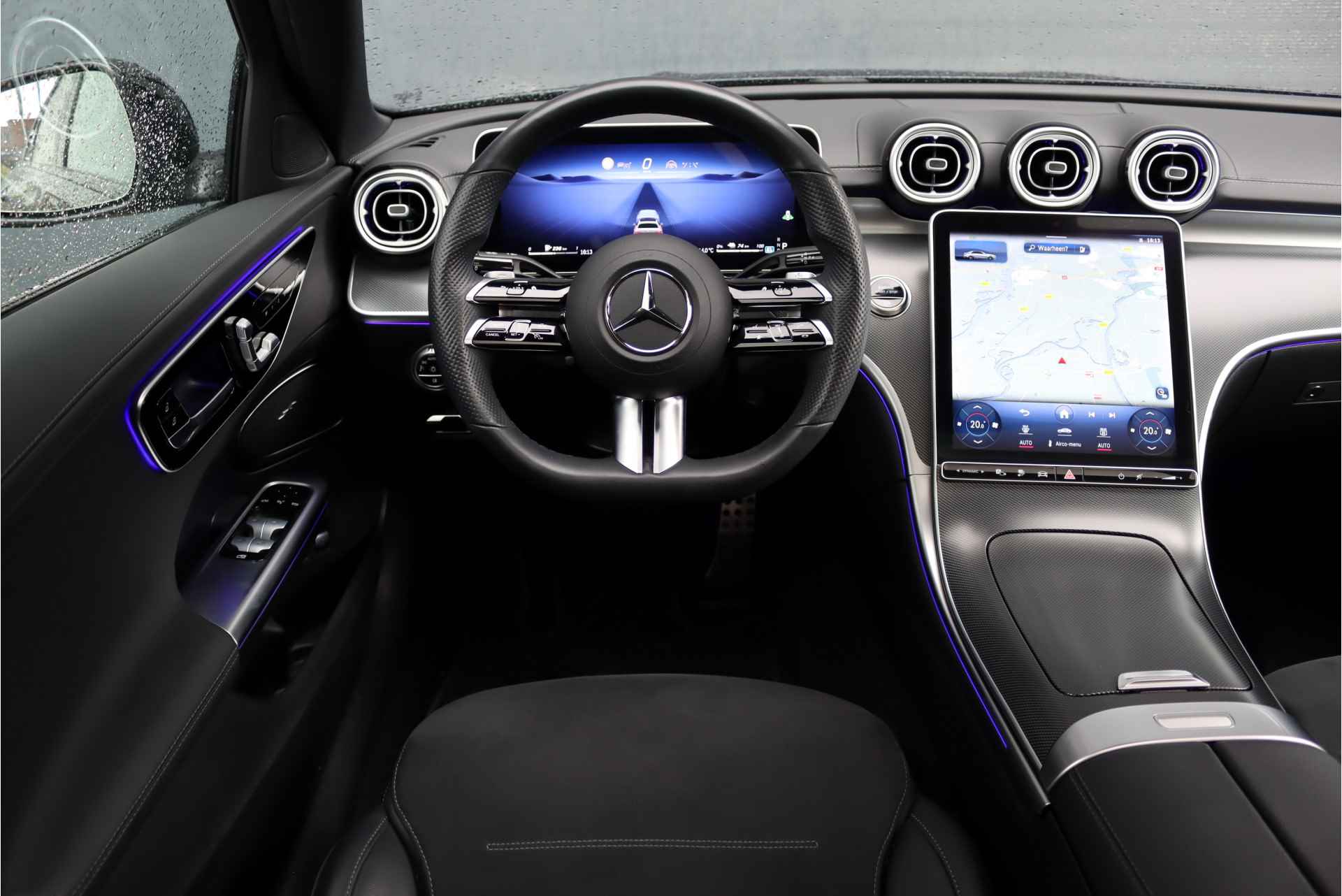 Mercedes-Benz C-Klasse 300 e AMG Line Aut9, Panoramadak, Distronic+, Memory, Surround Camera, Rijassistentiepakket, Digital Light, Augmented Reality, Advanced Sound System, Etc. - 22/42