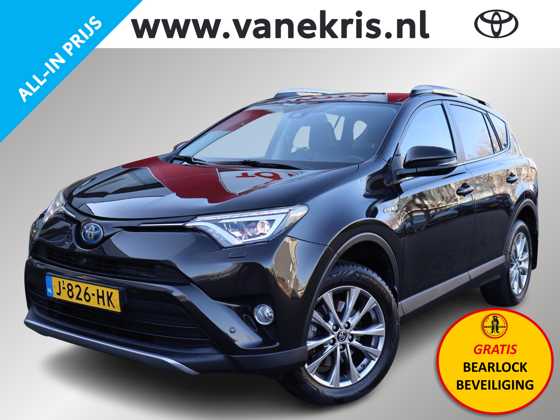 Toyota RAV4 2.5 Hybrid AWD Energy Plus Sunroof , Trekhaak, Leder