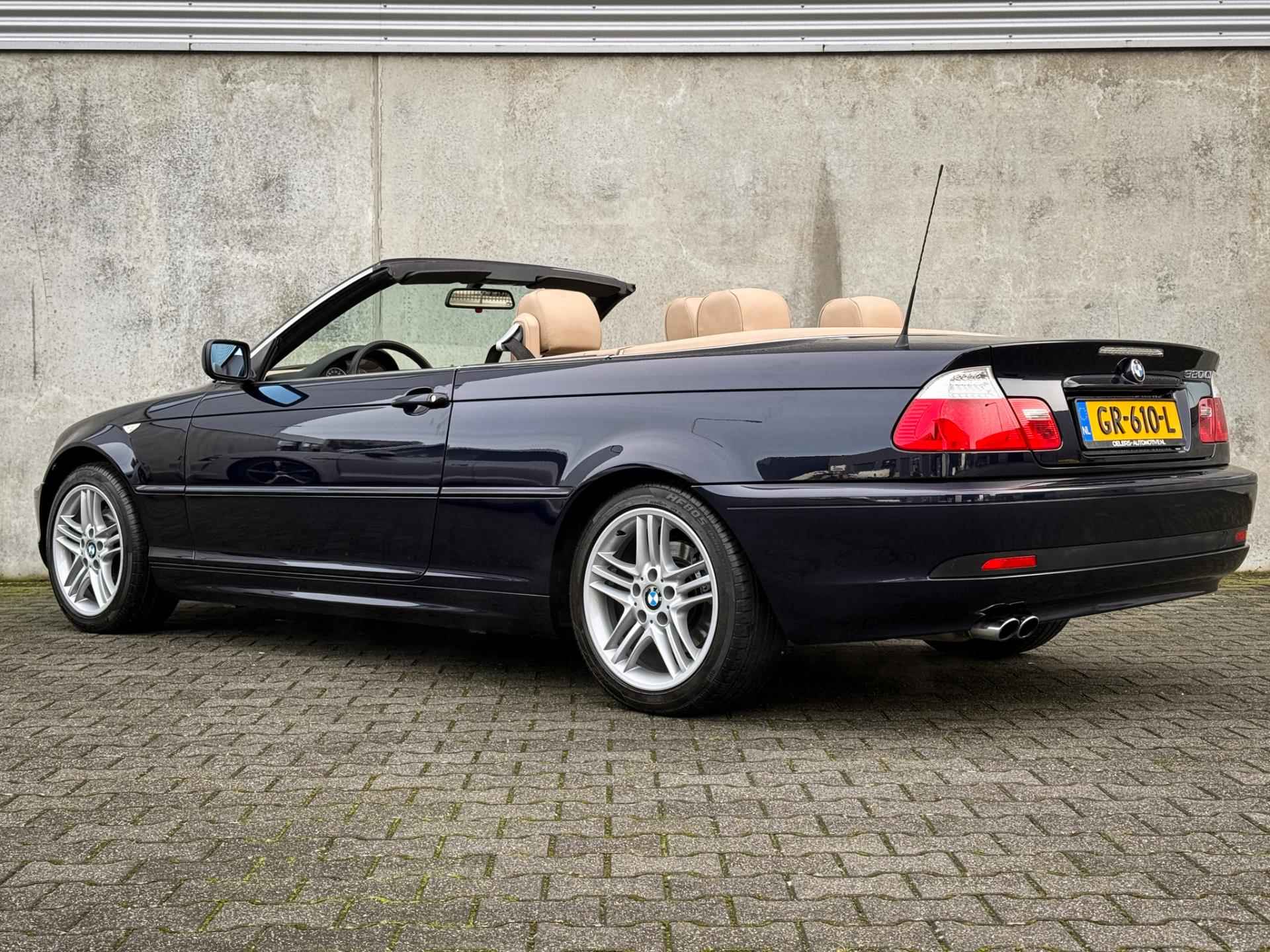 BMW 3-serie Cabrio 320Ci Special Executive | Leder | Xenon | Clima | Cruise | Blauw metalic | Volledig origineel | - 6/42