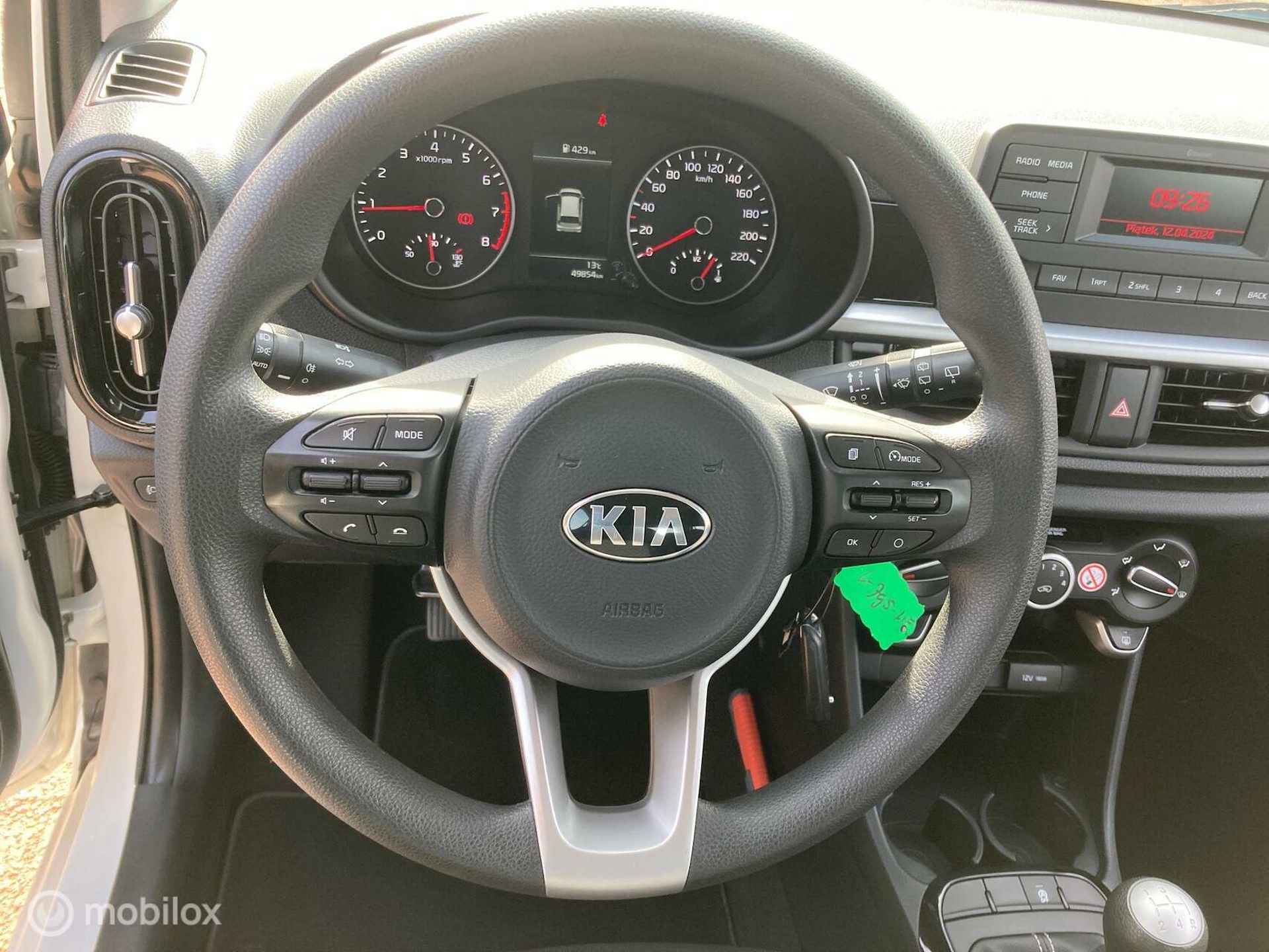 Kia Picanto 1.0 DPi Comfort  Airco,CruiseC,Bluetooth, Google map afspeelbaar - 7/22