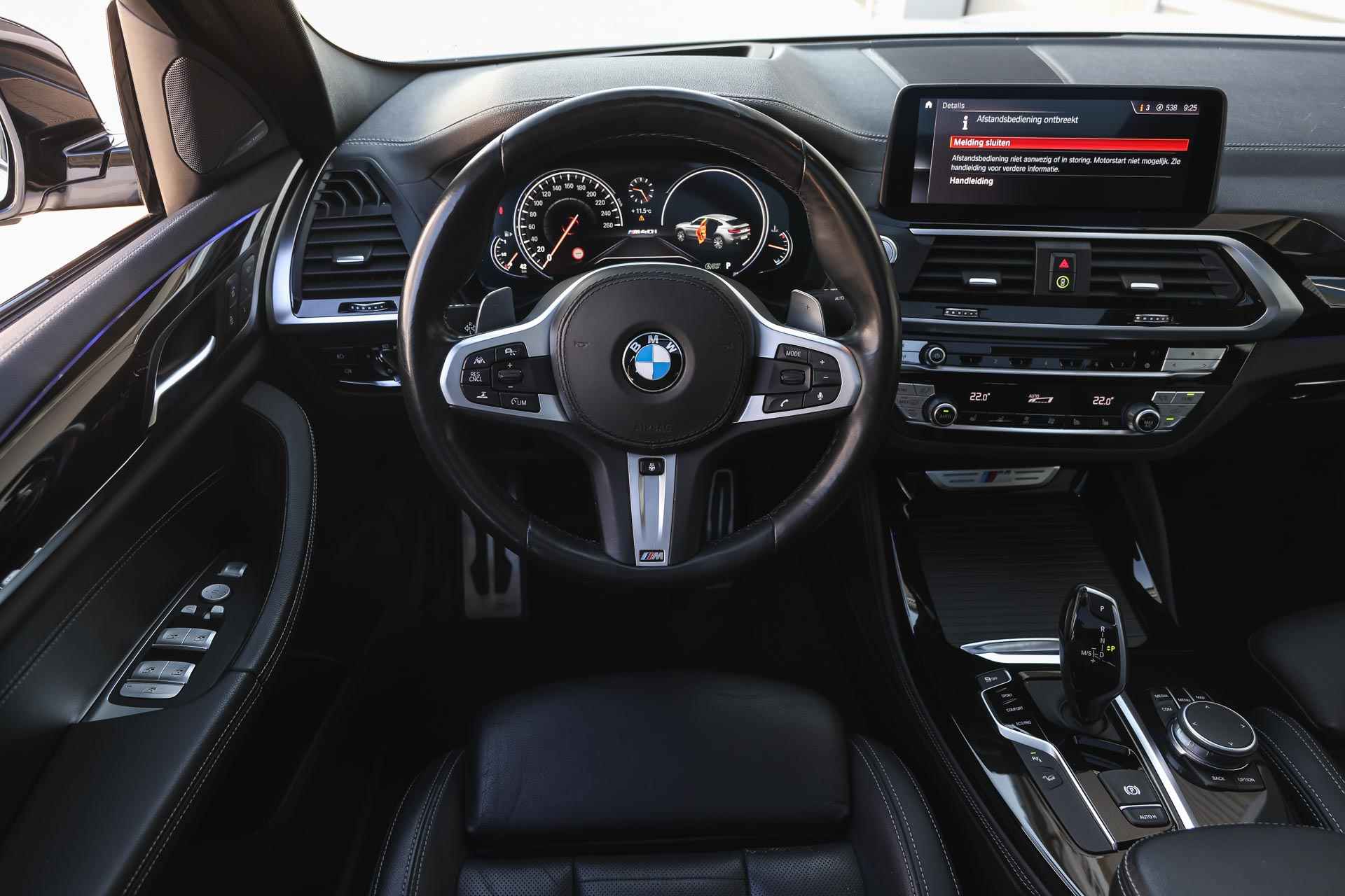 BMW X4 M40i High Executive Automaat / Panoramadak / Stoelventilatie / Adaptieve LED / Head-Up / Harman Kardon / Navigatie Professional / Verwarmd stuurwiel - 11/41