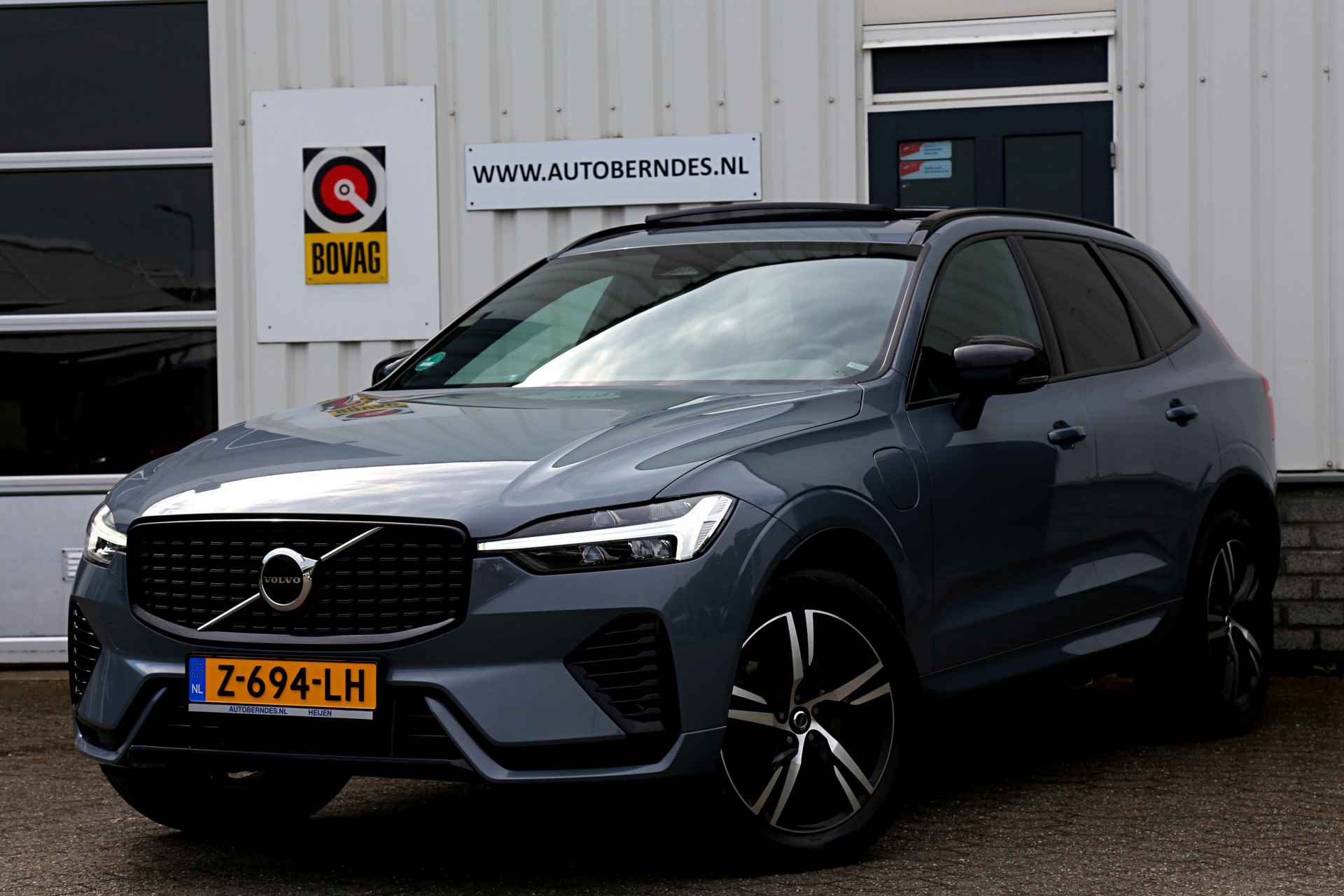 Volvo XC60 2.0 Recharge T8 390PK Plug in AWD R-Design PHEV*Facelift!*Perfect Volvo Onderh.*BTW*Black Pack/Pano/Elek. Trekhaak/Full LED/Stoe - 1/63