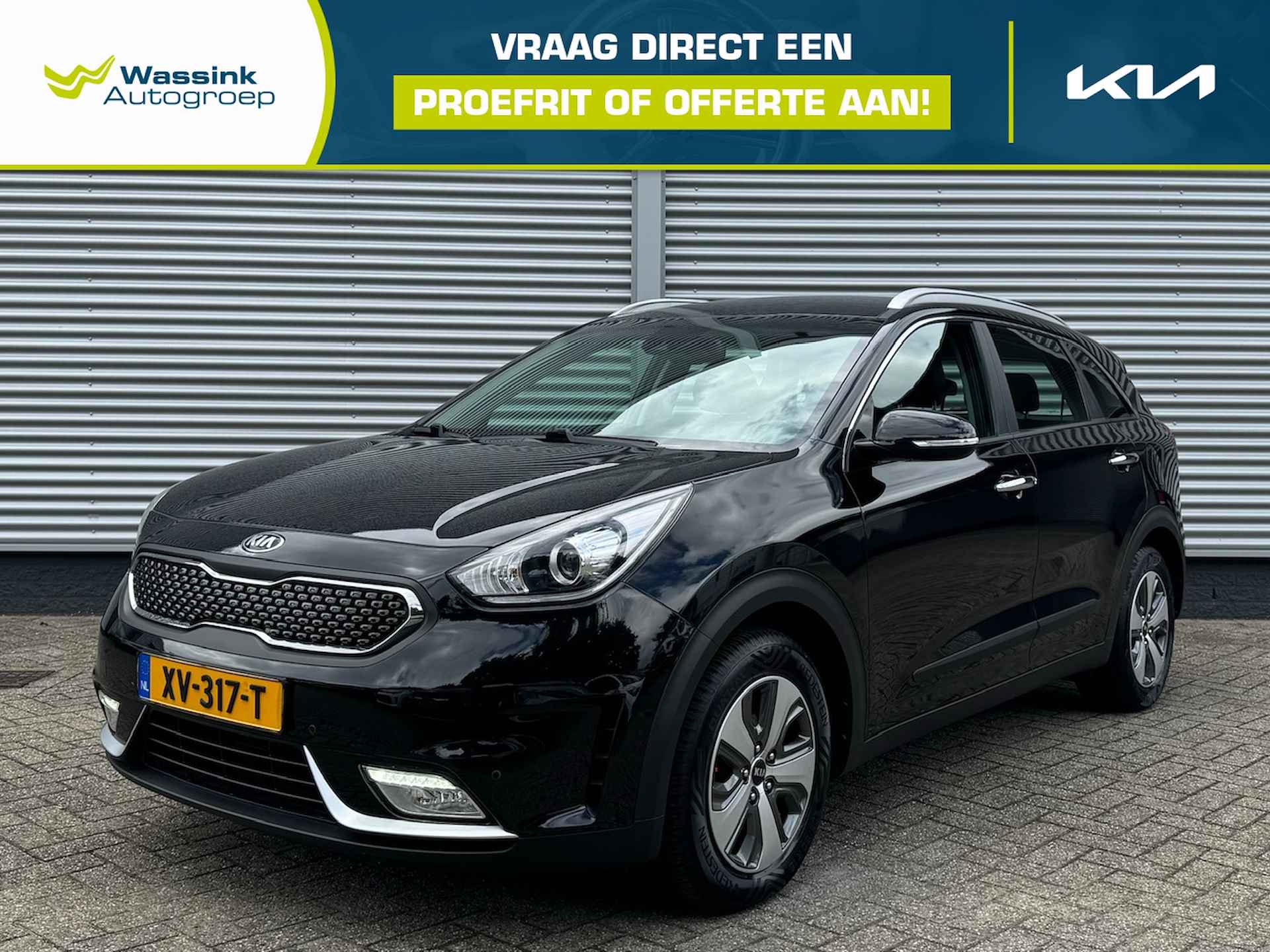 KIA Niro 1.6 GDi Hybrid 141pk DCT6 DynamicLine | Navigatie | Climate | Parkeersensoren voor |