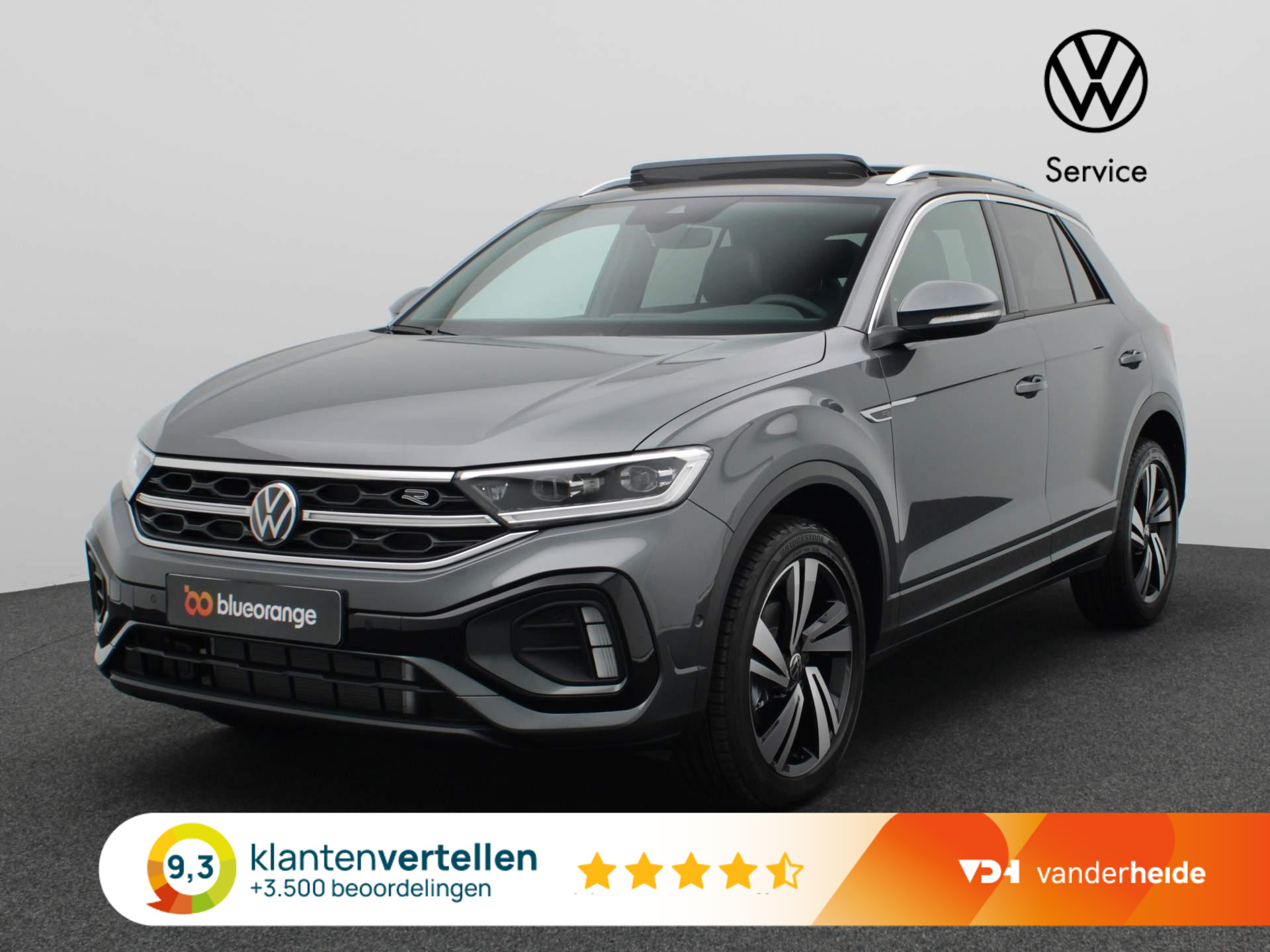 Volkswagen T-Roc 1.5 TSI R-Line Business 150PK DSG LED-Matrix, Keyless Entry & Start, Pano-Schuifdak, Achteruitrijcamera, Travel Assist, 18" LM Velgen