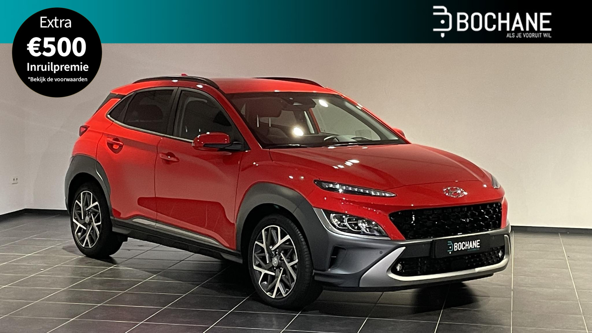 Hyundai Kona 1.6 GDI HEV Premium | Navigatie | Adeptive Cruise Control | Carplay |