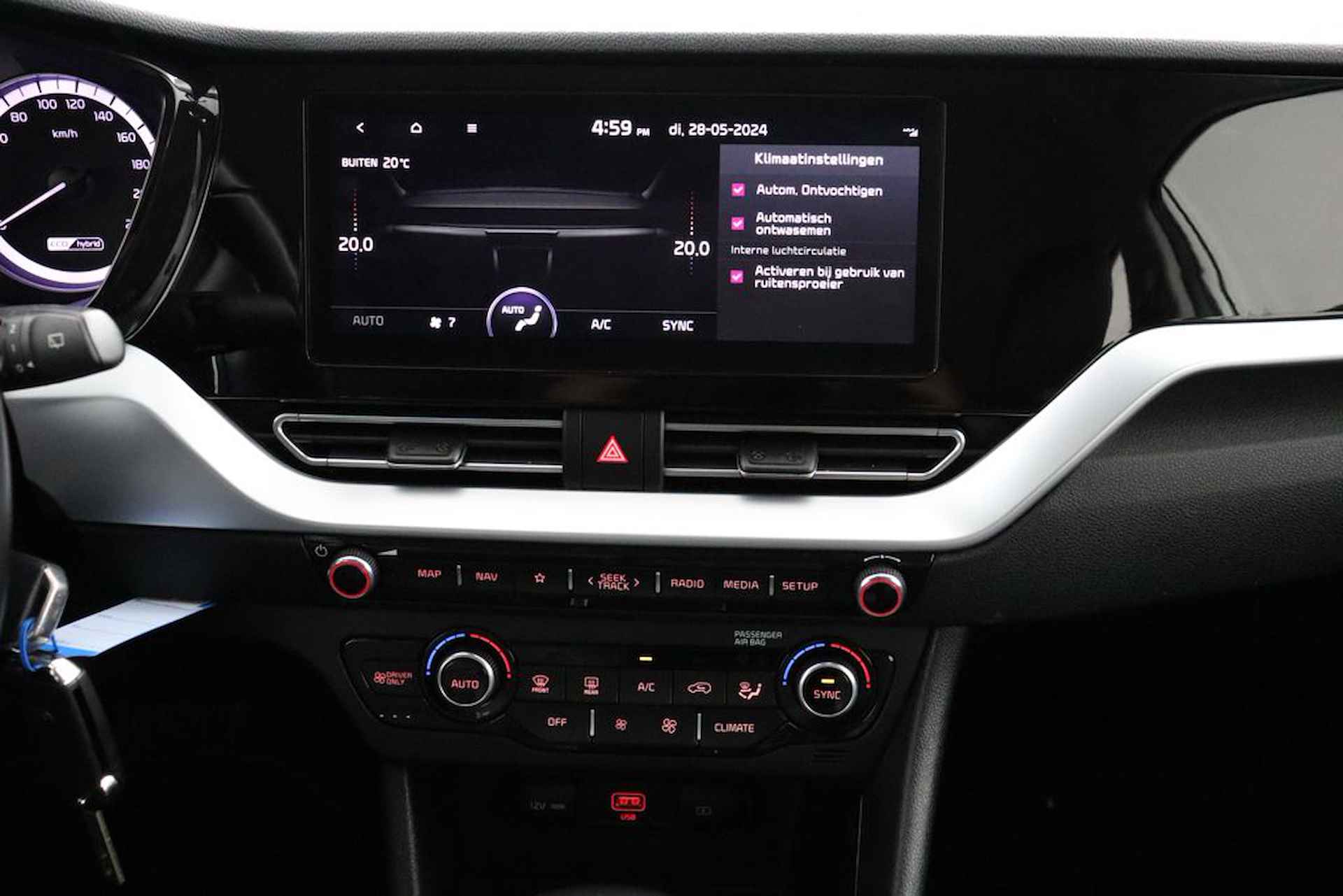 Kia Niro 1.6 GDi Hybrid DynamicLine - Navigatie - Cruise Control - Apple CarPlay / Android Auto - Airco - Fabrieksgarantie tot 03-2027 - 36/54