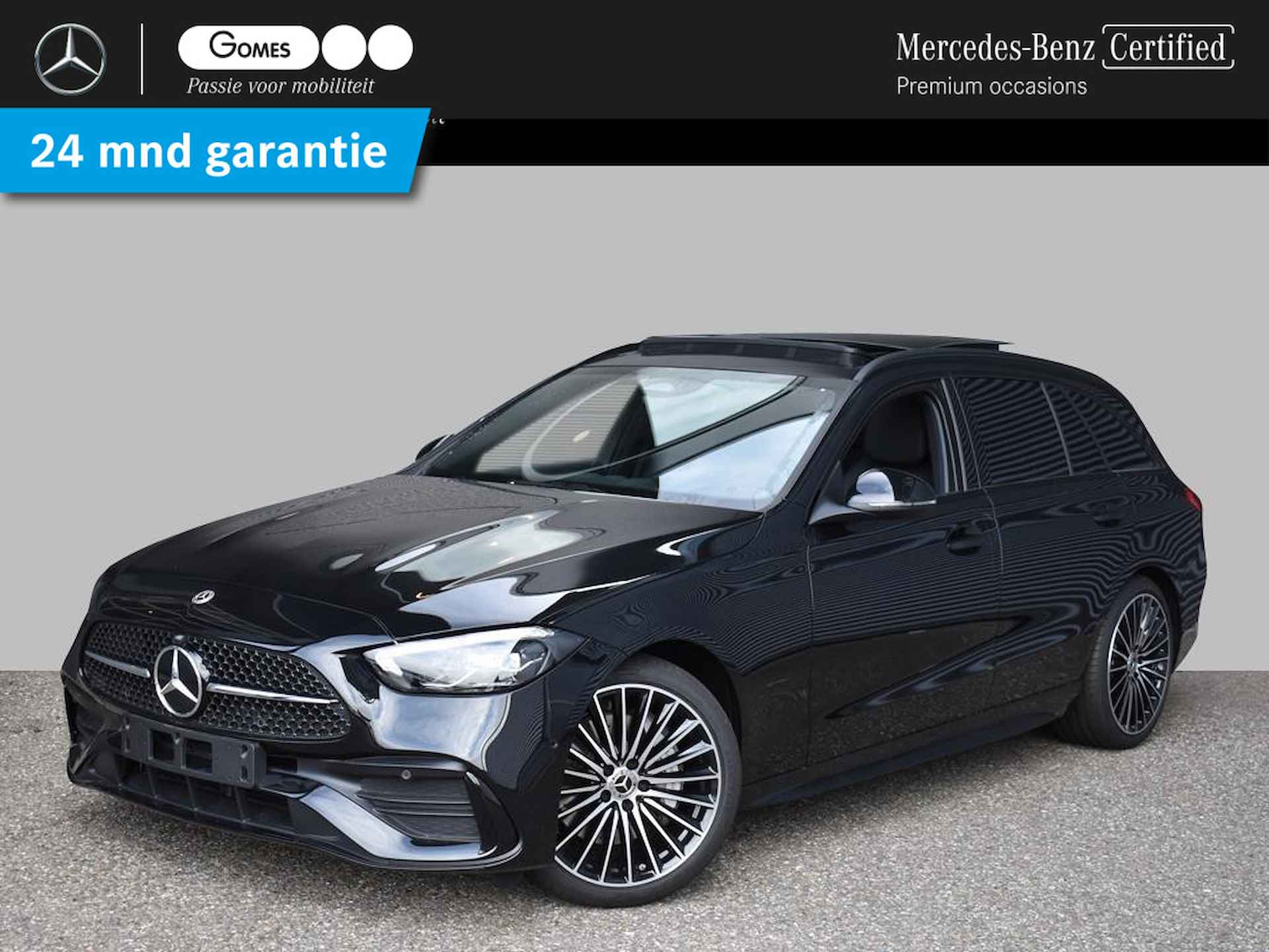 Mercedes-Benz C-Klasse Estate 200 AMG | Nightpakket | Panoramadak | Stoelverwarmd | Achteruitrijcamera | trekhaak - 1/17