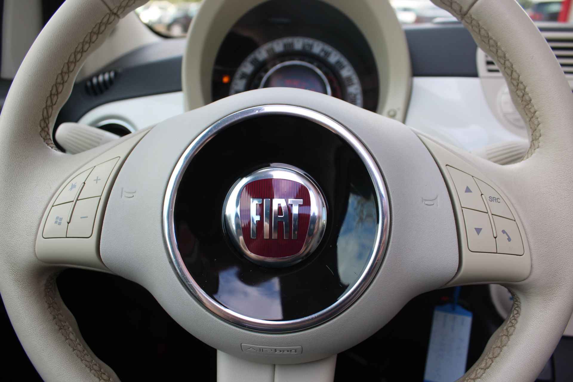 FIAT 500c Cabrio 1.2 Lounge | A/C | Half-Leder | Bluetooth | PDC | Reeds APK Afgemeld | - 10/19