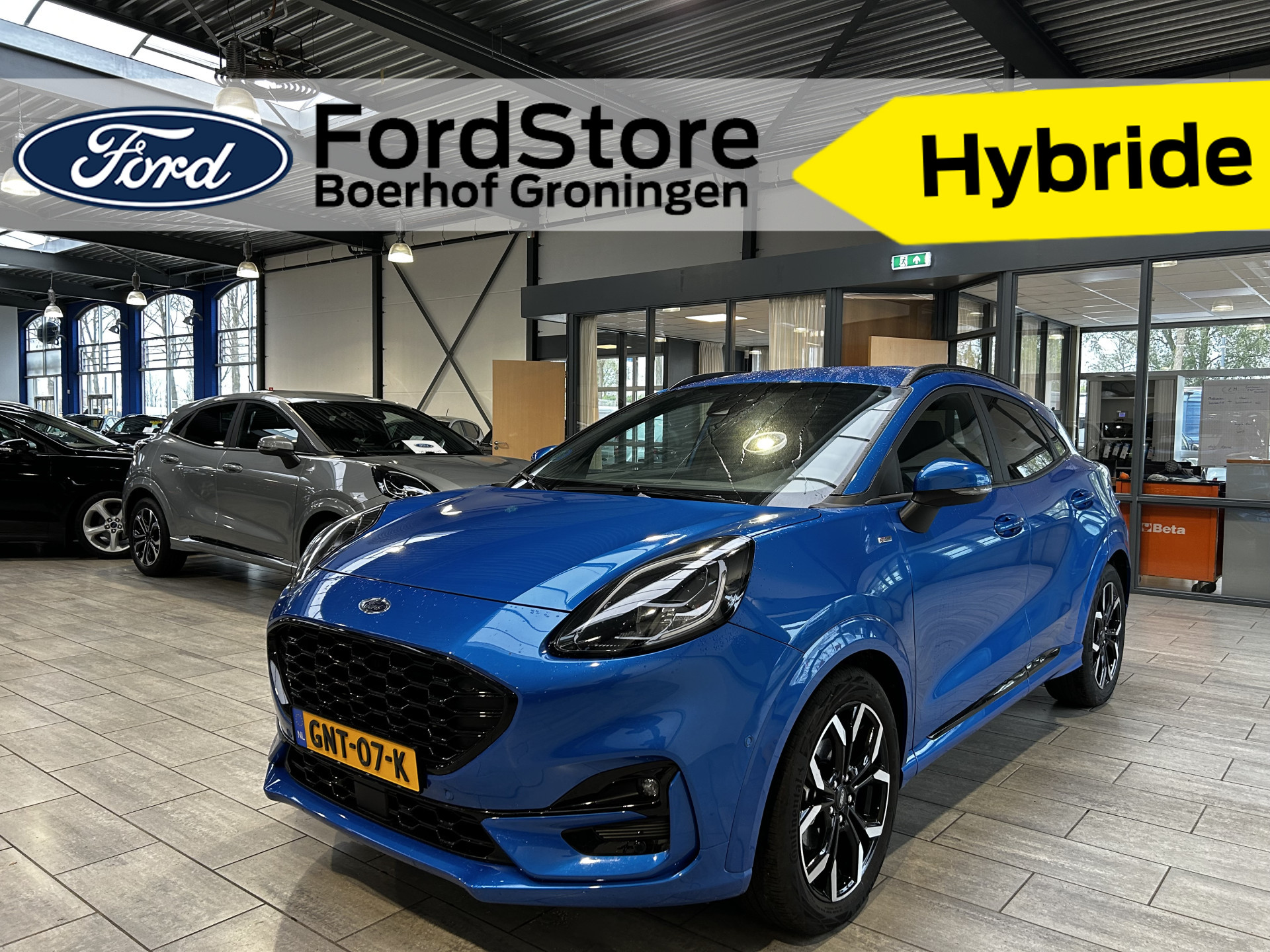 Ford Puma EcoBoost Hybrid 125 pk ST-Line X | Camera | LED | B&O | Half leer | 18" | Apple Carplay | Navi | Cruise