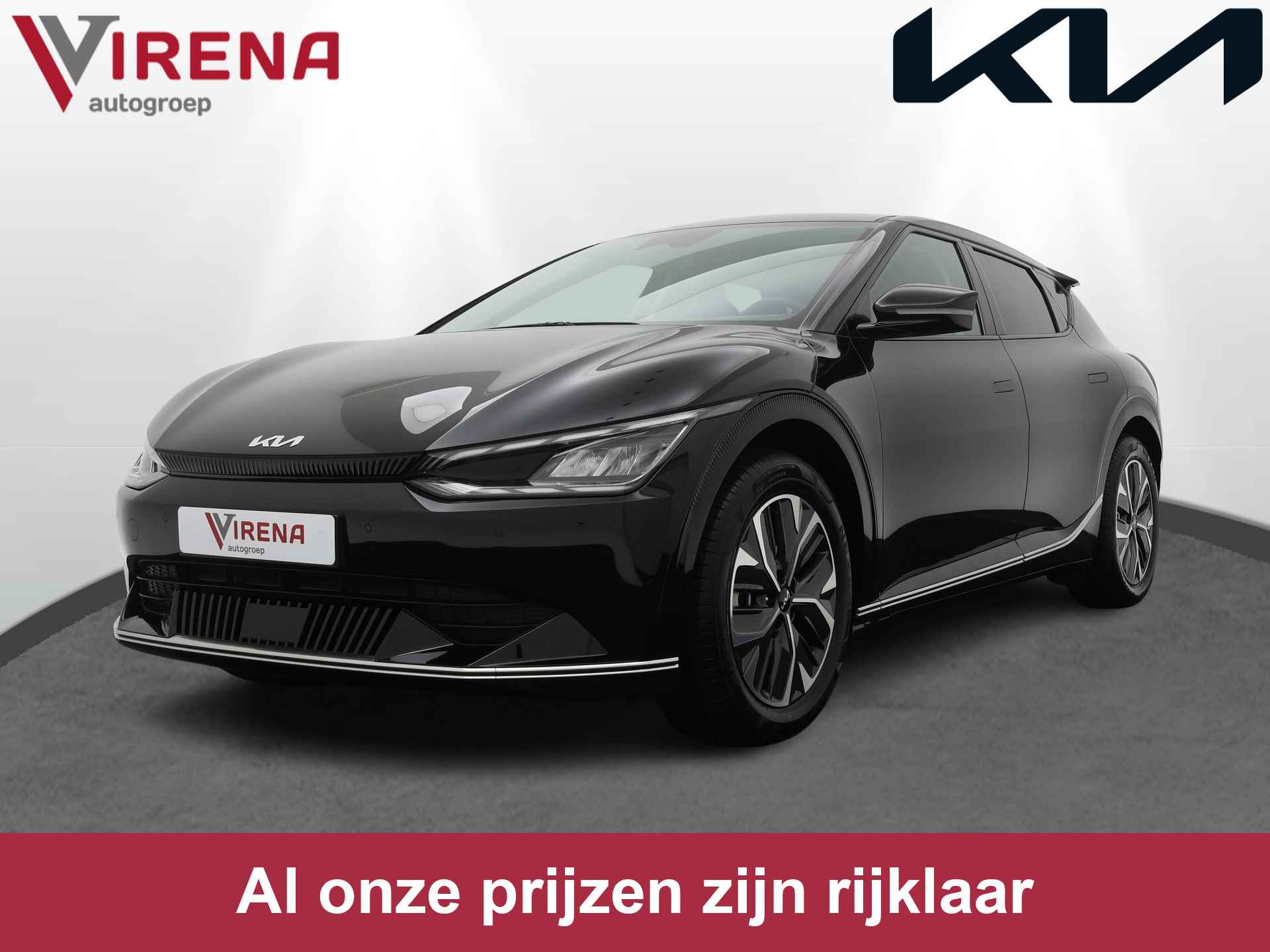 Kia Ev6 Plus 77.4 kWh - Apple CarPlay/Android Auto - Stoelkoeling/verwarming - Stuurverwarming - Meridian Audio - Fabrieksgarantie tot 05-2030 - 1/48