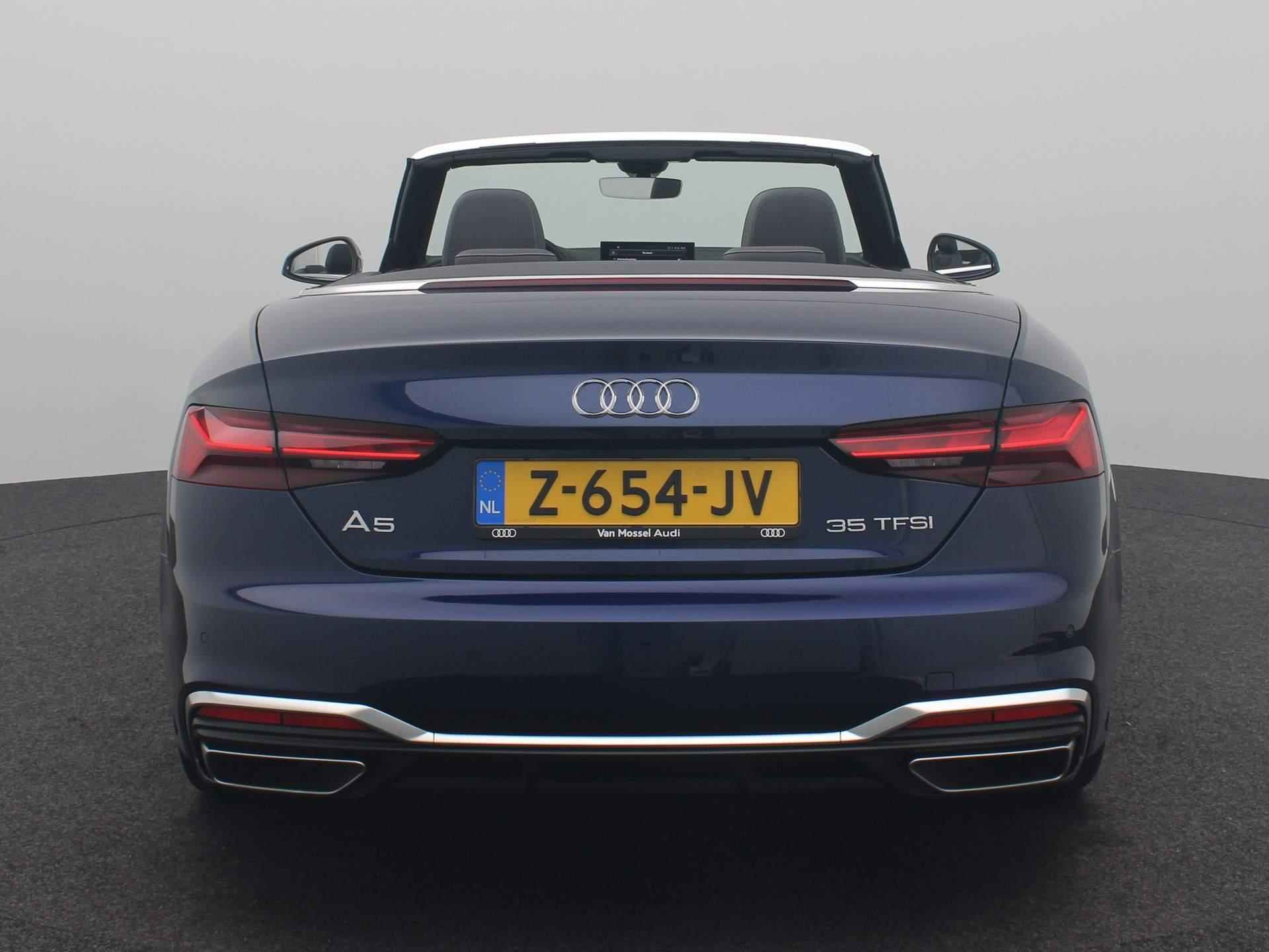 Audi A5 Cabriolet 35 TFSI S edition Automaat | Navigatie | Airco | Camera | 19 Inch Velgen | Parkeersensoren | Cruise Control | - 5/51