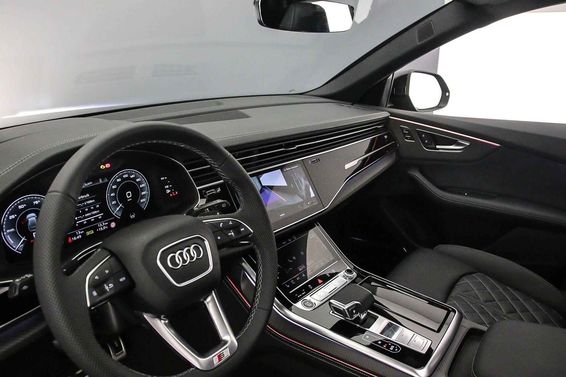 Audi Q8 60 TFSI e quattro Pro Line S Competition 490pk | Advanced onderstel | Head-Up | B&O | Trekhaak | Laser-led | Vierwielbesturing | Pano | Massage | - 5/62