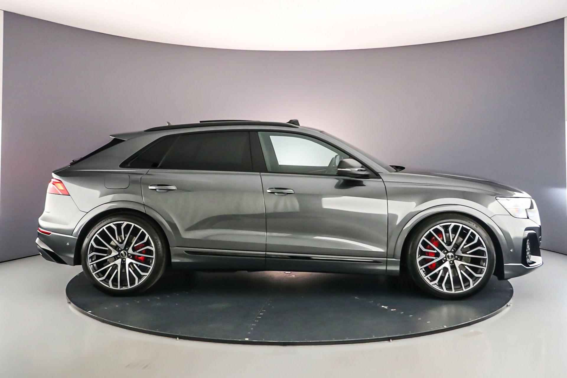 Audi Q8 60 TFSI e quattro Pro Line S Competition 490pk | Advanced onderstel | Head-Up | B&O | Trekhaak | Laser-led | Vierwielbesturing | Pano | Massage | - 9/62