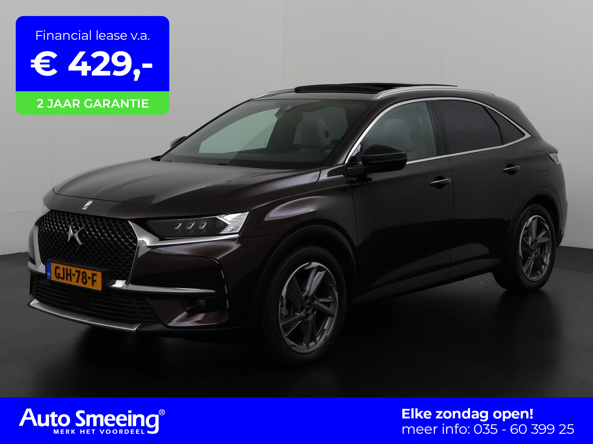 DS 7 Crossback E-Tense 4x4 Rivoli | Schuifdak | Mem stoel | Adaptive cruise | Zondag Open!