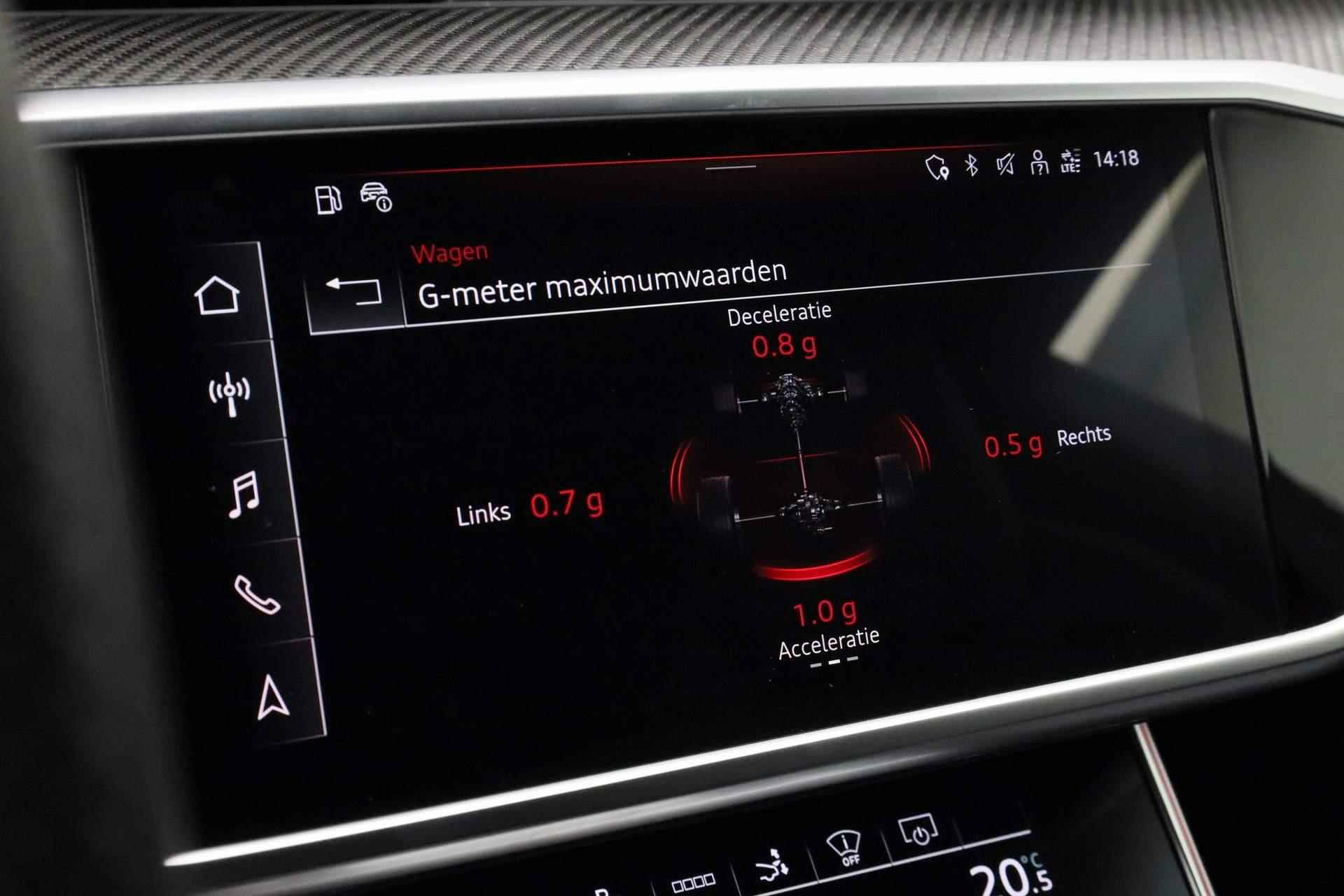 Audi RS7 Sportback 4.0 TFSI 600PK tiptronic quattro | Pano | Carbon | Keramisch | 360 Cam | HUD | Leder | 22 inch - 42/53