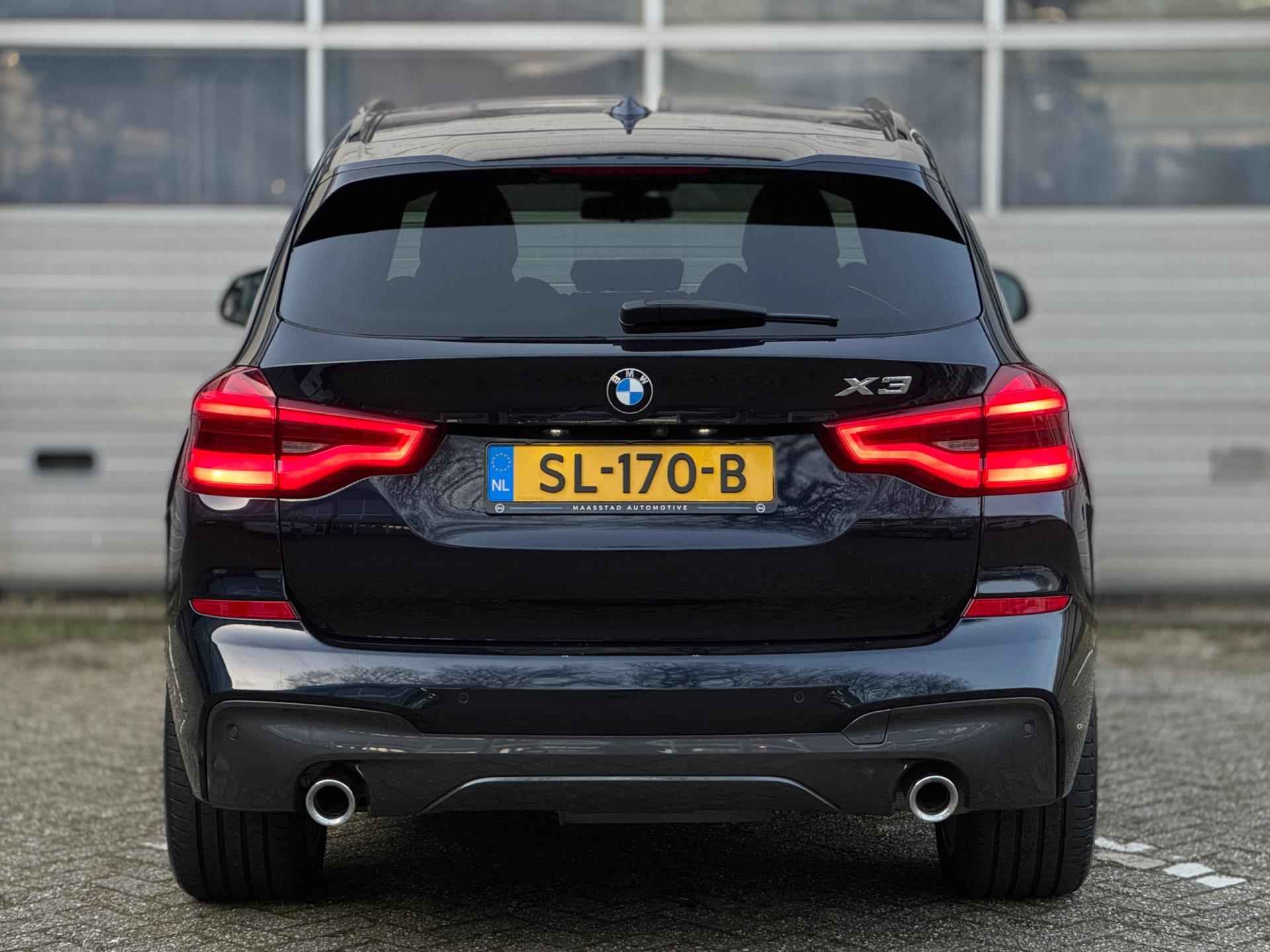 BMW X3 XDrive20d High|M sport|Pano|AUT|Navi|Leer|Dealeronderhouden|Apple CarPlay|Sfeerverlichting|Fabrieksaf M|Topstaat|Dodehoekse - 3/73