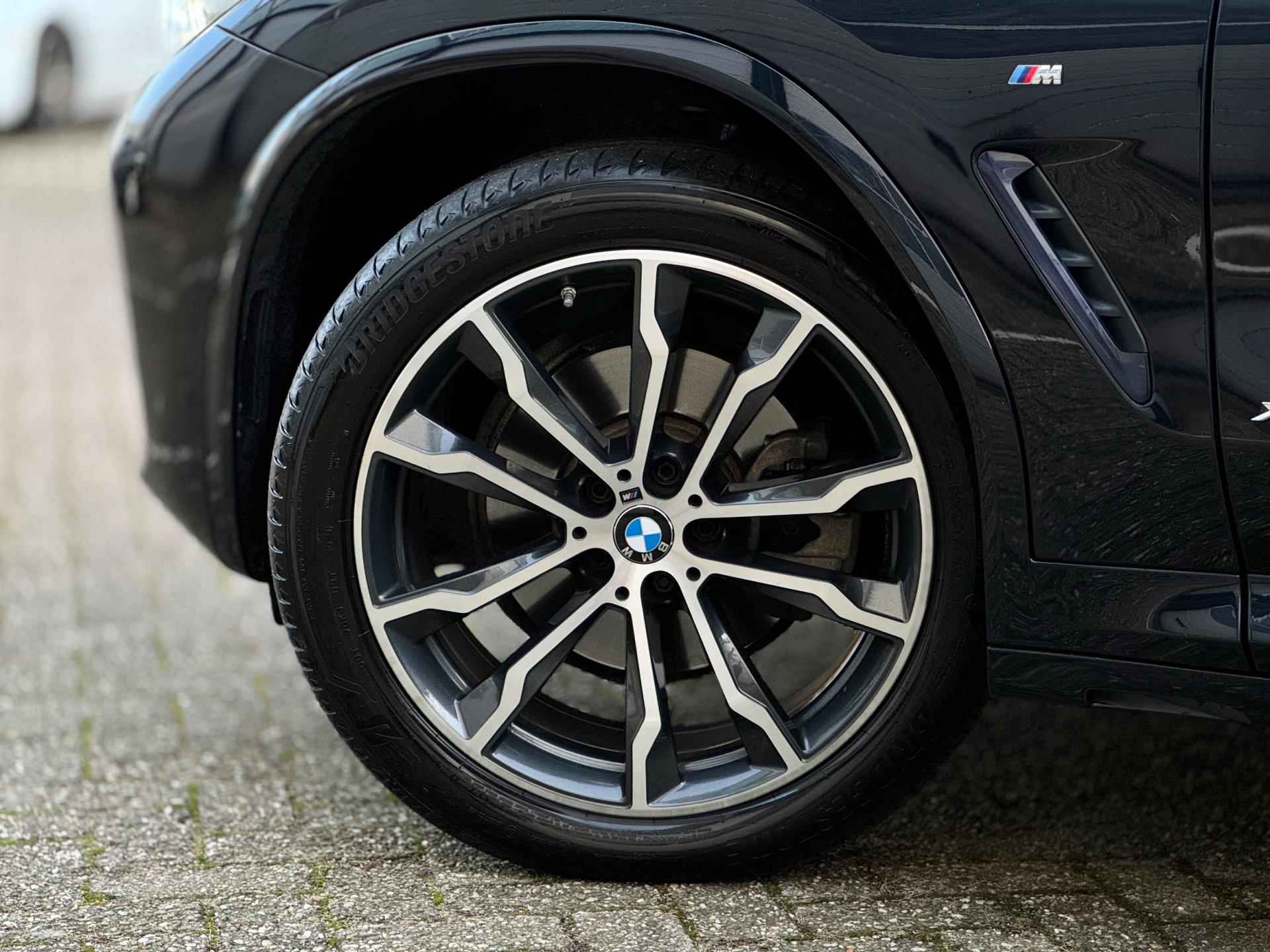 BMW X3 XDrive20d High|M sport|Pano|AUT|Navi|Leer|Dealeronderhouden|Apple CarPlay|Sfeerverlichting|Fabrieksaf M|Topstaat|Dodehoekse - 9/73