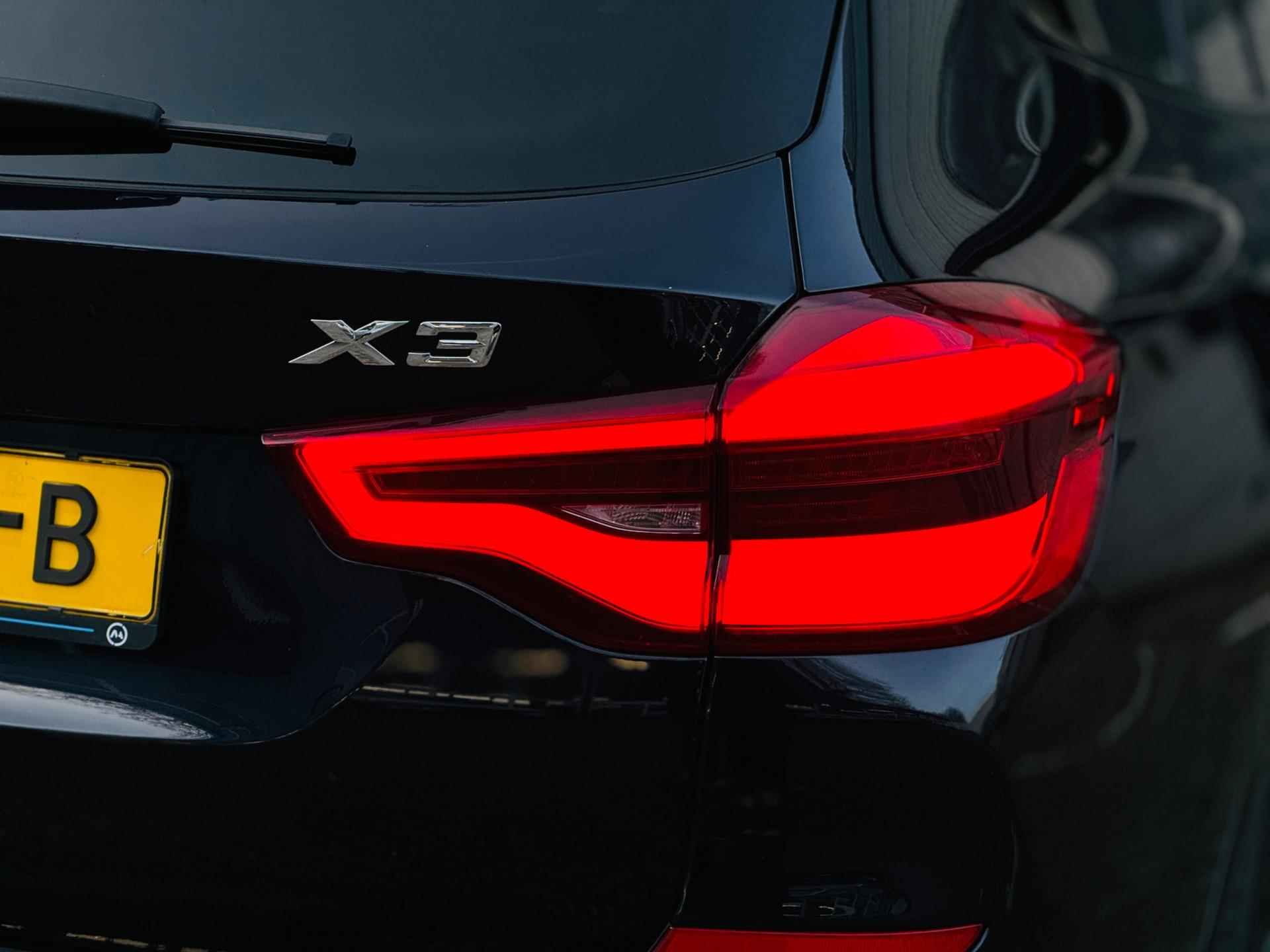 BMW X3 XDrive20d High|M sport|Pano|AUT|Navi|Leer|Dealeronderhouden|Apple CarPlay|Sfeerverlichting|Fabrieksaf M|Topstaat|Dodehoekse - 27/73