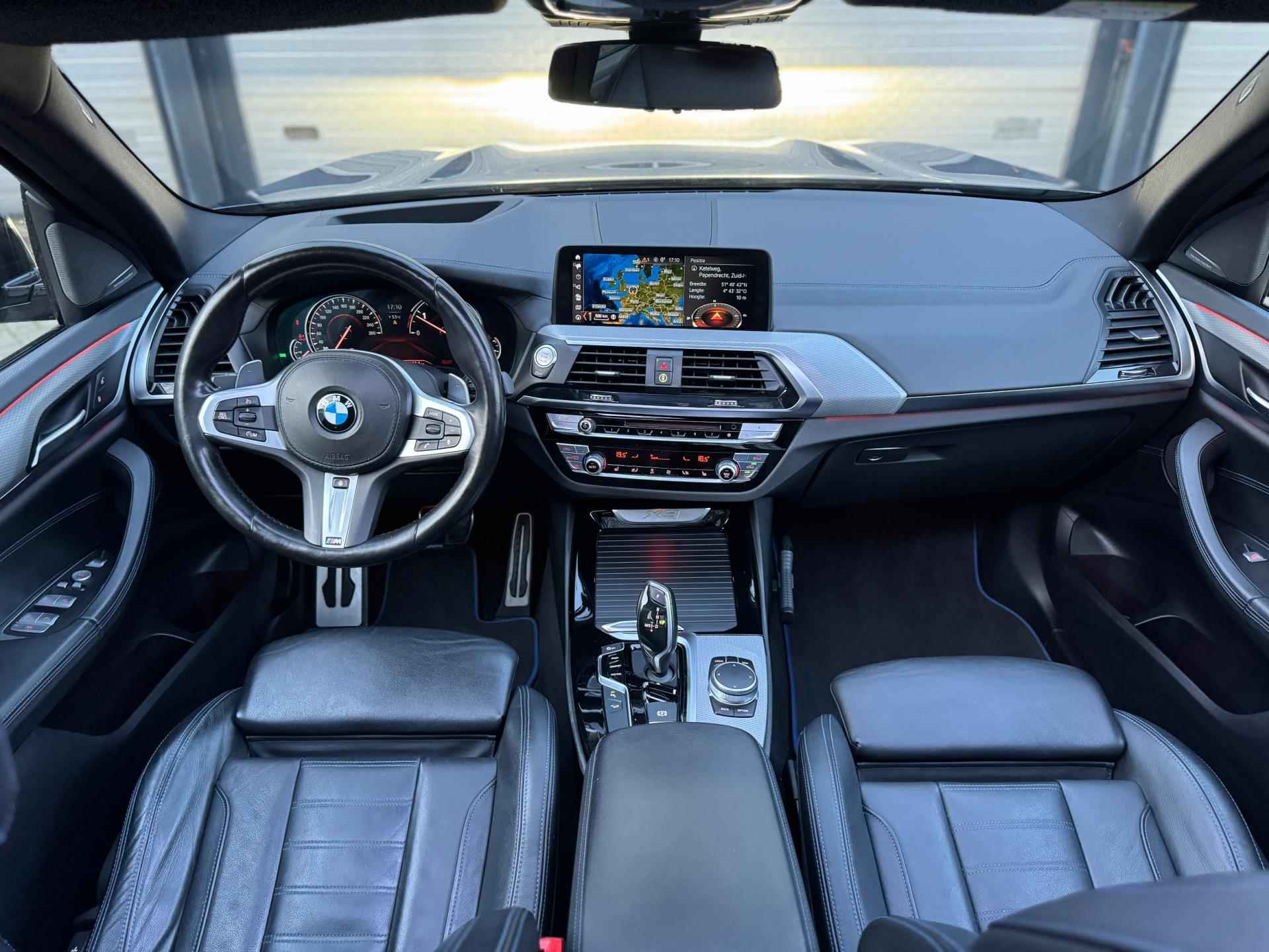 BMW X3 XDrive20d High|M sport|Pano|AUT|Navi|Leer|Dealeronderhouden|Apple CarPlay|Sfeerverlichting|Fabrieksaf M|Topstaat|Dodehoekse - 32/73