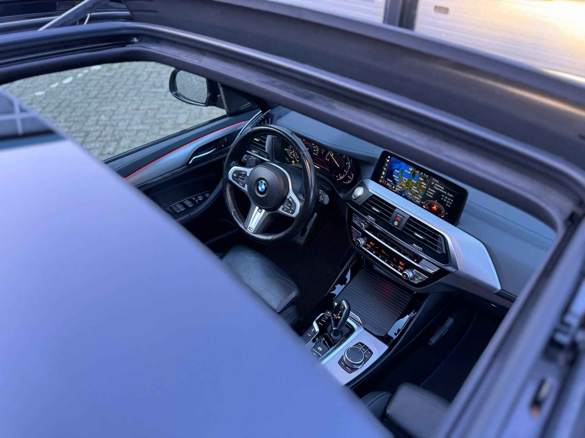 BMW X3 XDrive20d High|M sport|Pano|AUT|Navi|Leer|Dealeronderhouden|Apple CarPlay|Sfeerverlichting|Fabrieksaf M|Topstaat|Dodehoekse - 41/73