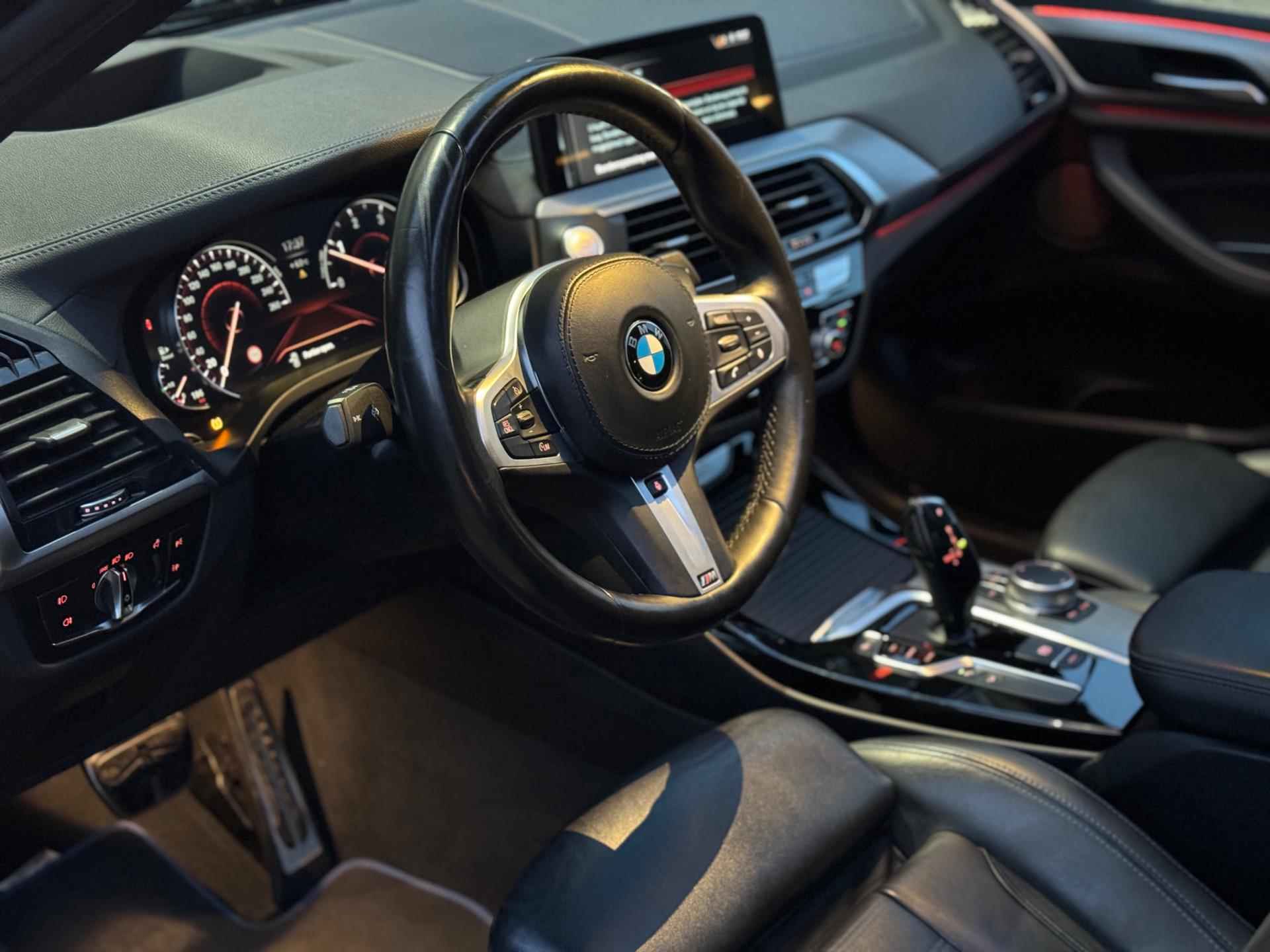 BMW X3 XDrive20d High|M sport|Pano|AUT|Navi|Leer|Dealeronderhouden|Apple CarPlay|Sfeerverlichting|Fabrieksaf M|Topstaat|Dodehoekse - 61/73
