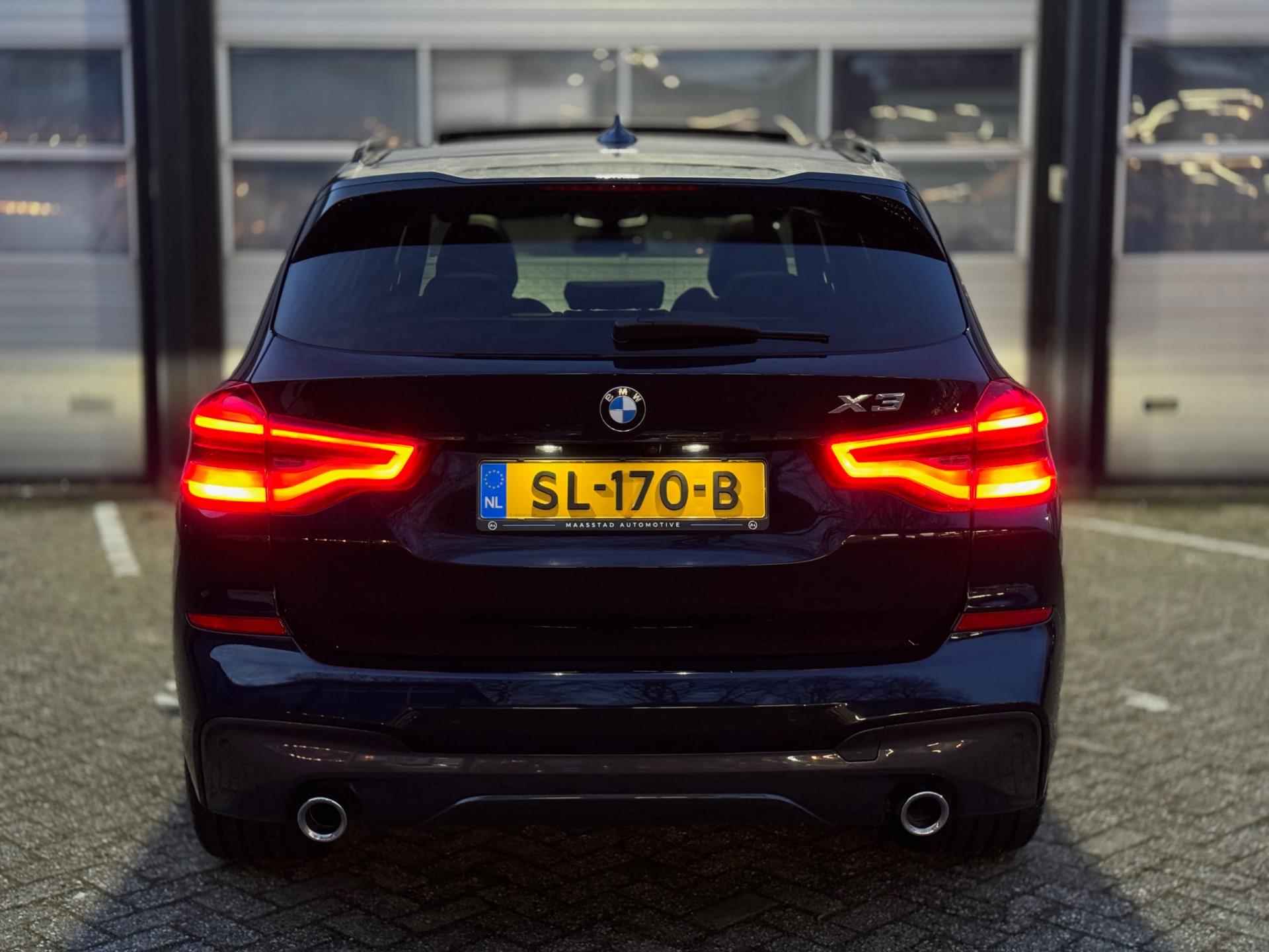 BMW X3 XDrive20d High|M sport|Pano|AUT|Navi|Leer|Dealeronderhouden|Apple CarPlay|Sfeerverlichting|Fabrieksaf M|Topstaat|Dodehoekse - 63/73