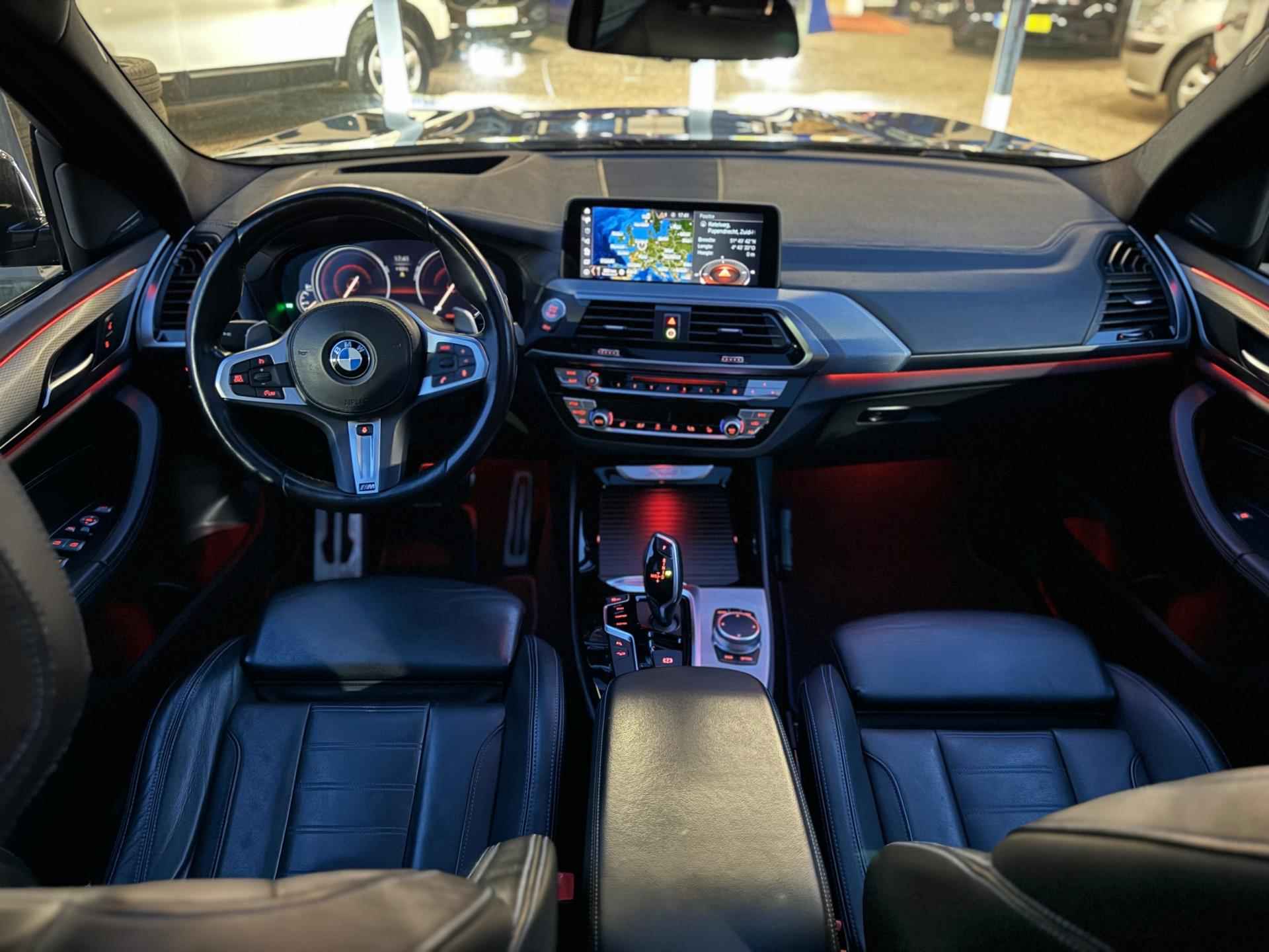 BMW X3 XDrive20d High|M sport|Pano|AUT|Navi|Leer|Dealeronderhouden|Apple CarPlay|Sfeerverlichting|Fabrieksaf M|Topstaat|Dodehoekse - 69/73