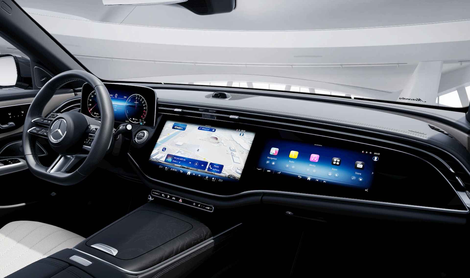 Mercedes-Benz E-Klasse E 300 e Estate Premium AMG Line Automaat | Rijassistentiepakket Plus | Panoramadak | Burmester soundsysteem | Nightpakket | Luch - 10/10