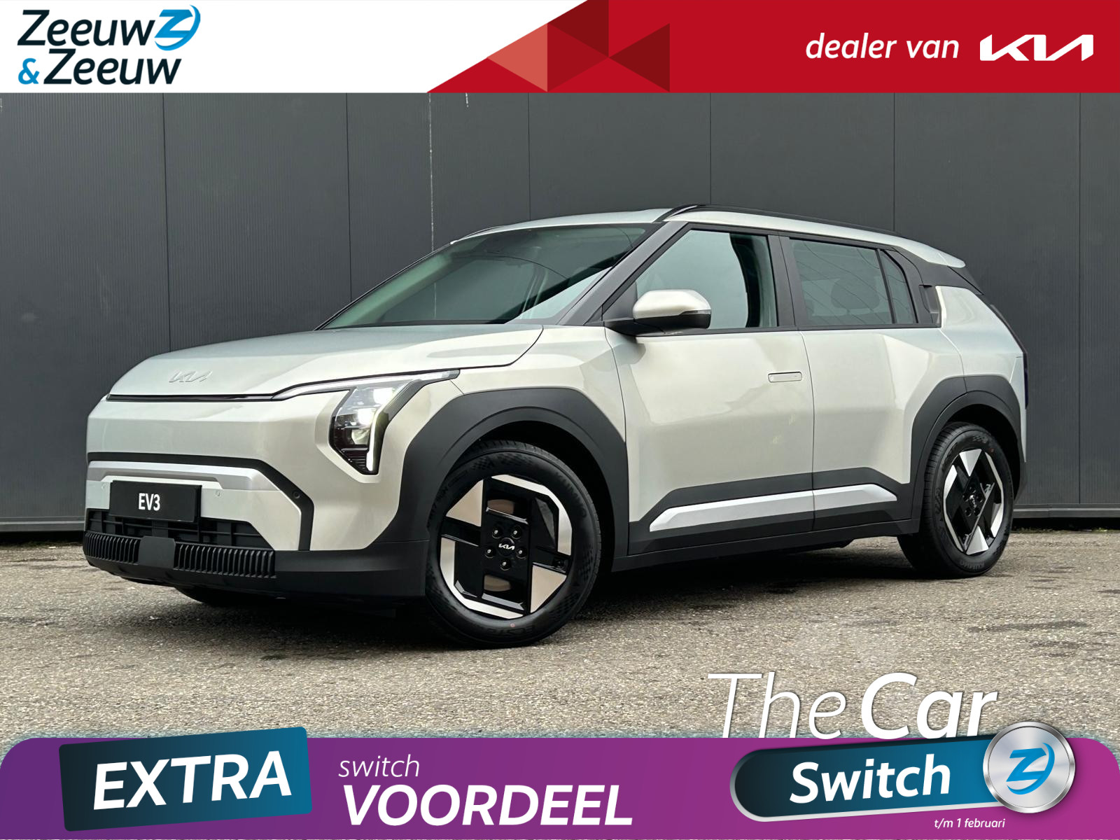 Kia EV3 Air Single Motor 150KW SR Nu te bestellen vanaf 36.995,-  | Adaptieve cruise control | Parkeersensoren voor en achter | Snelwegassistentie