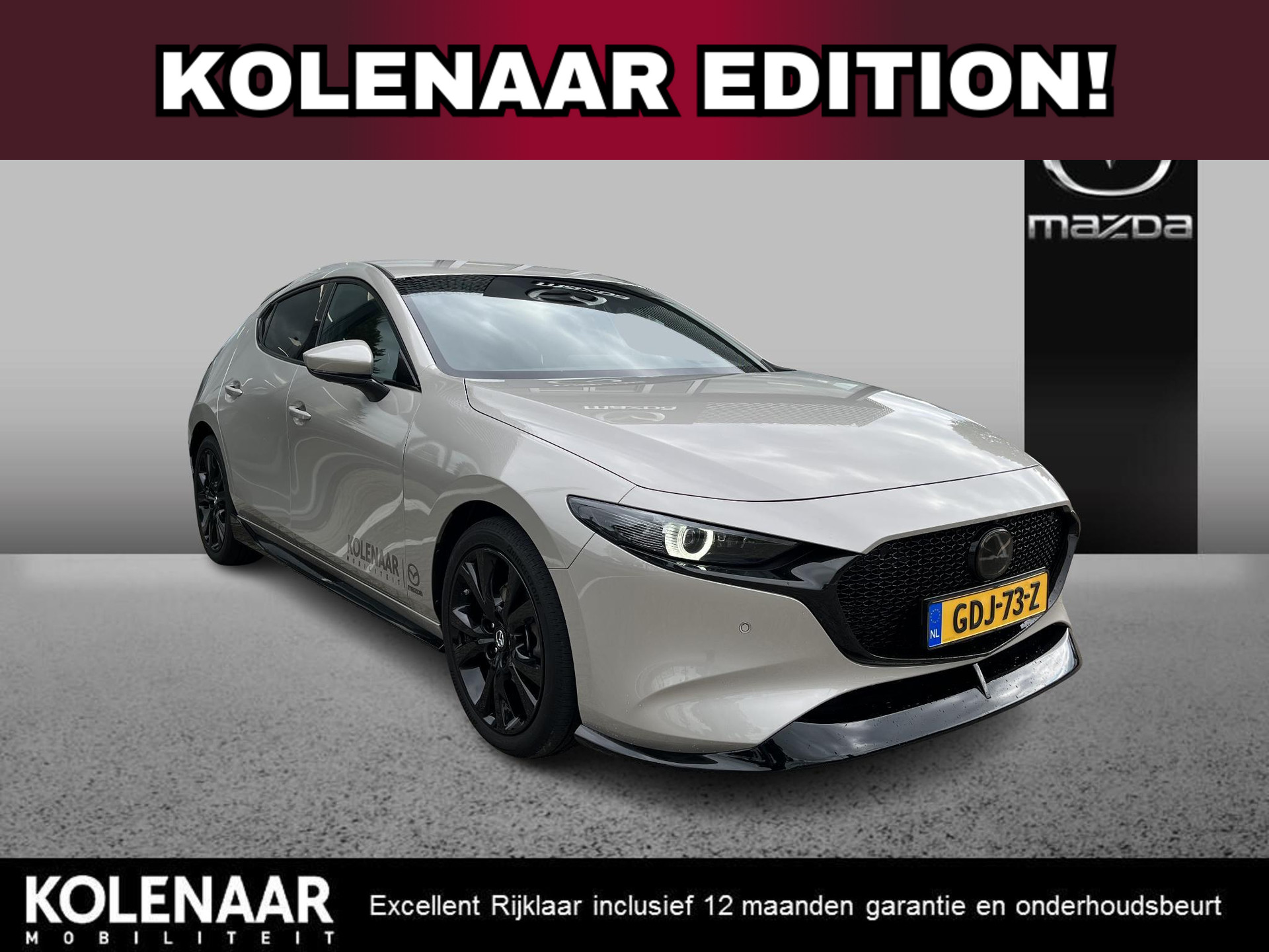 Mazda 3 Automaat 2.0 e-Sky-G 150 Exclusive-Line Black Edition/€8354,- voordeel/BOMVOL!/Aero Pack/DASO Pack/Design Pack/18 inch LMV Black