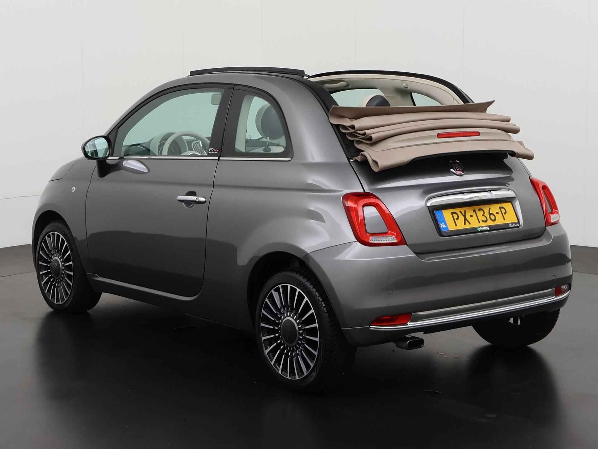 Fiat 500C 0.9 TwinAir Turbo Lounge Cabriolet | Navigatie | LED | Airco | Zondag Open! - 6/32