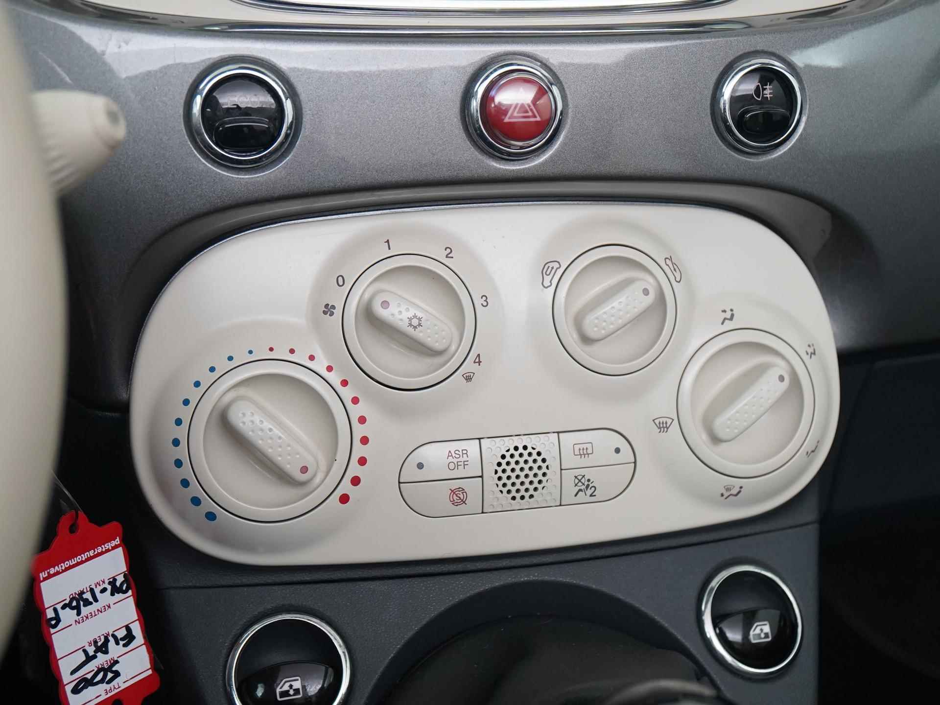 Fiat 500C 0.9 TwinAir Turbo Lounge Cabriolet | Navigatie | LED | Airco | Zondag Open! - 12/32