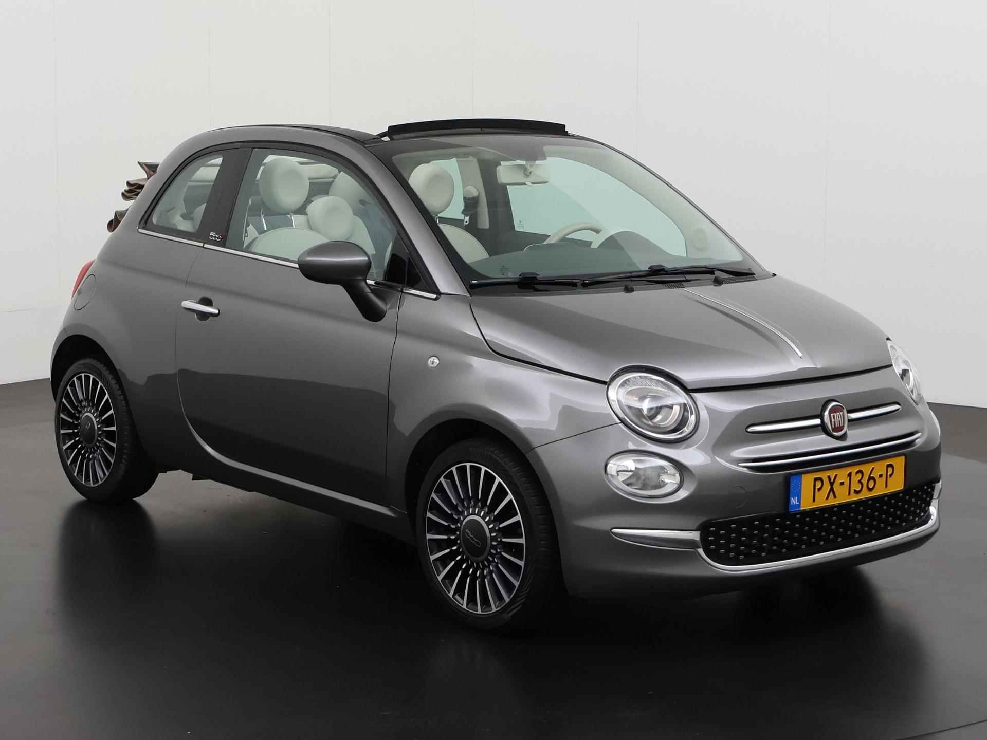 Fiat 500C 0.9 TwinAir Turbo Lounge Cabriolet | Navigatie | LED | Airco | Zondag Open! - 30/32