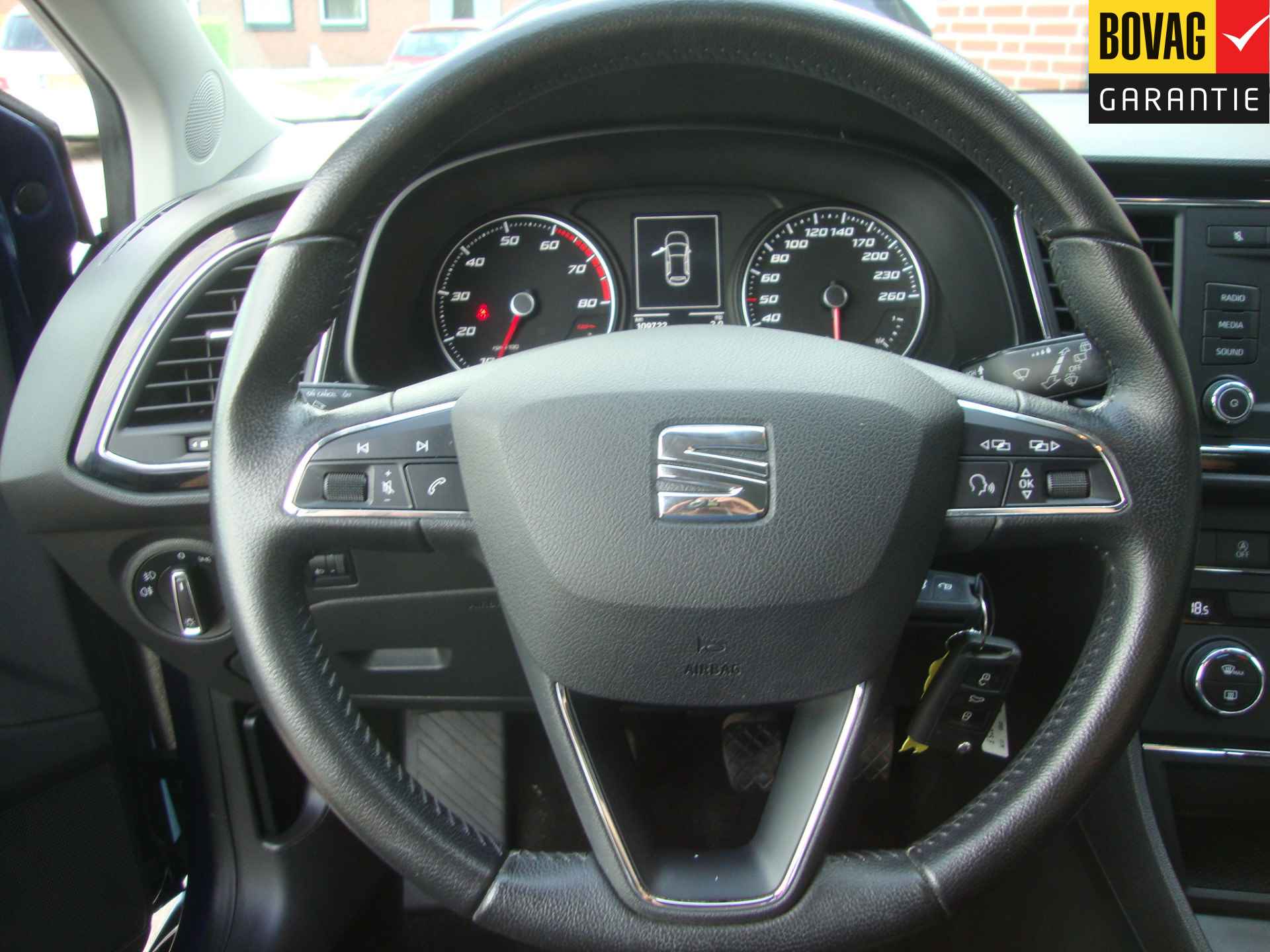 SEAT Leon 1.4 TSI Style 92kw ( Cruise Control, Parkeersensoren voor en achter) RIJKLAARPRIJS! - 23/41