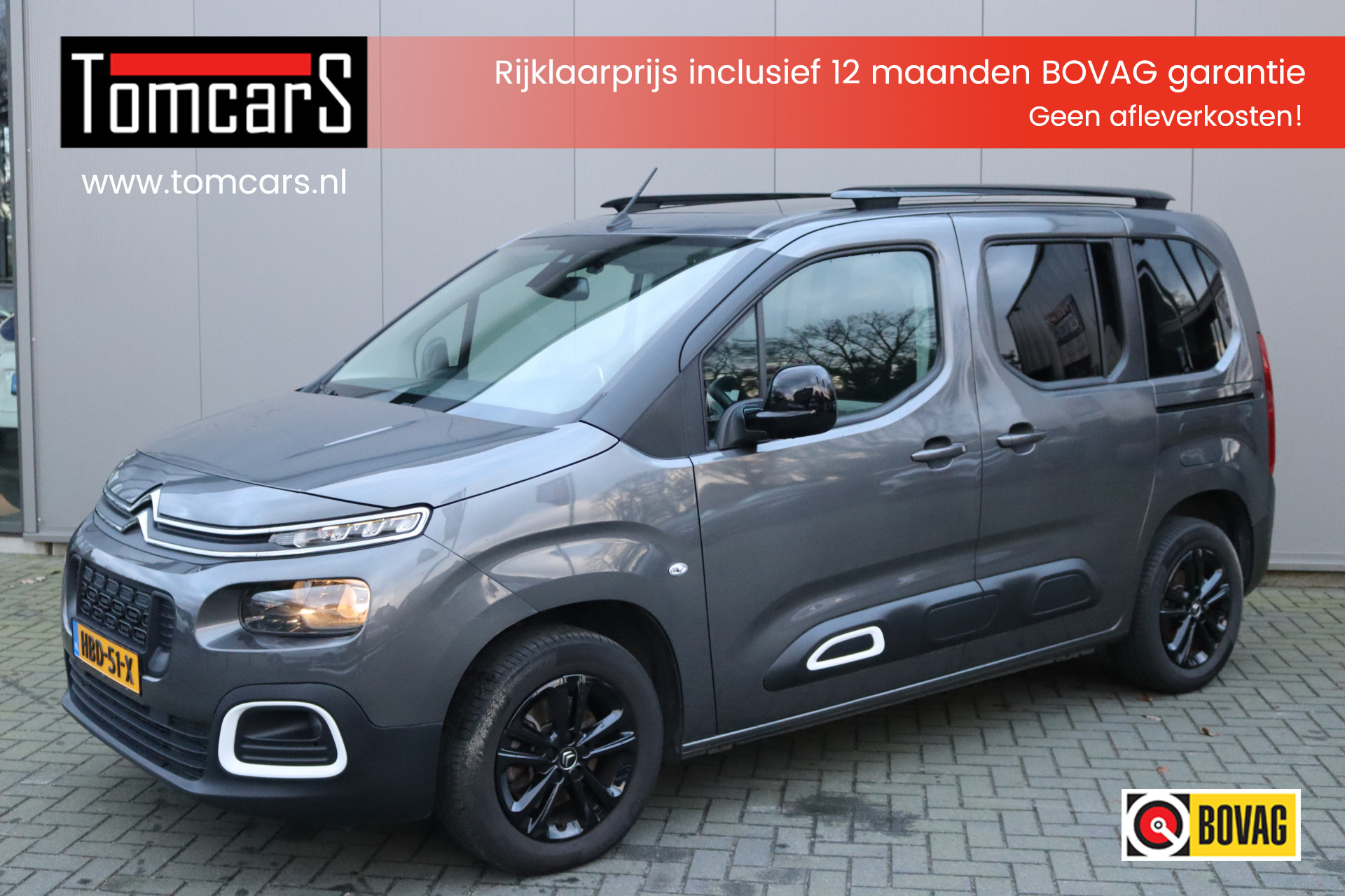 Citroën Berlingo 1.2 PureT. 130PK Automaat Shine Panoramadak/Navigatie/Camera/Parkeerhulp