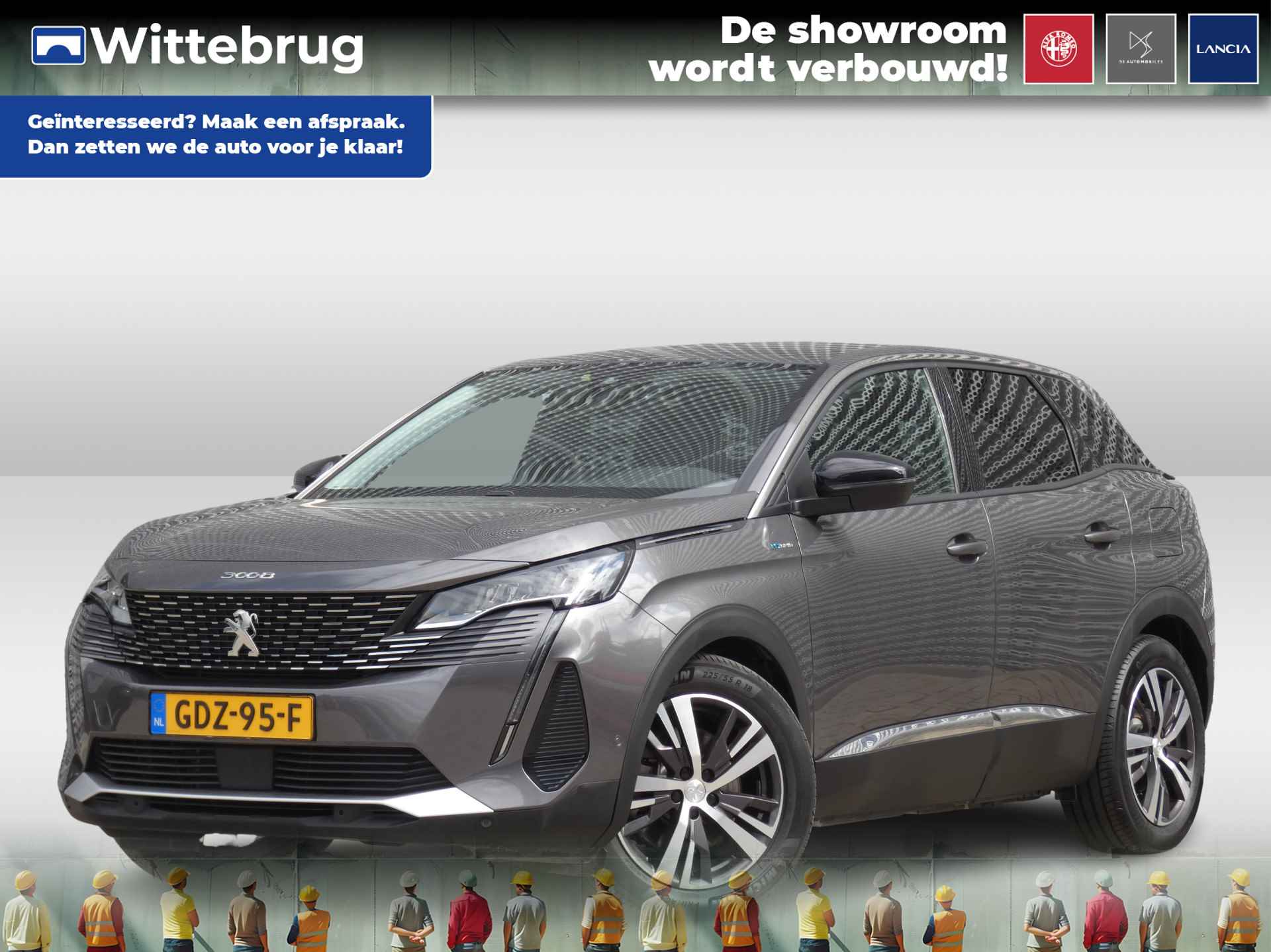 Peugeot 3008 1.6 HYbrid 225PK Allure Pack Business ! Dodehoek bewaking | Camera | Navigatie | Parkeerhulp ! - 1/38