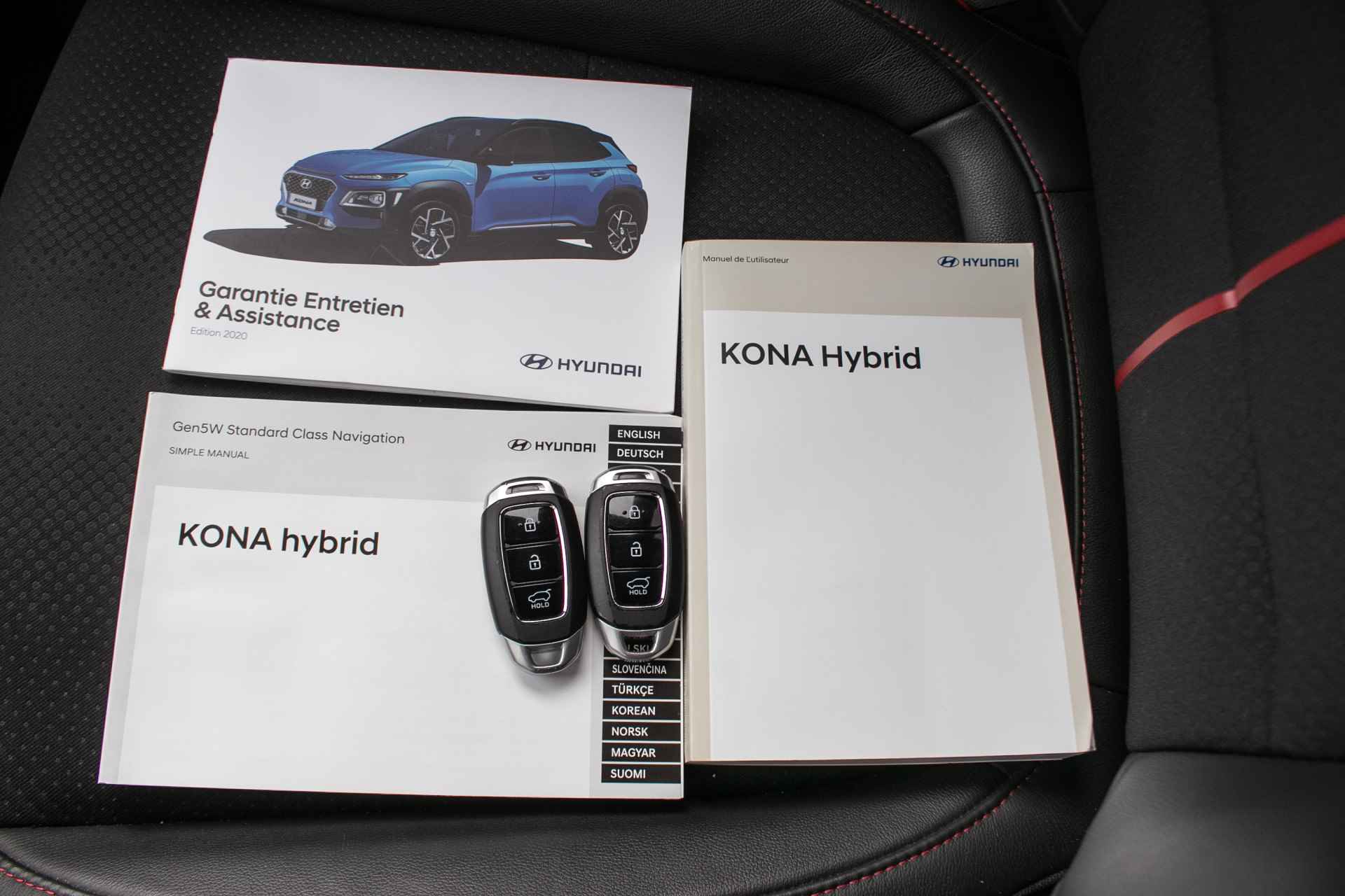 Hyundai KONA 1.6 GDI HEV Fashion Design - All-in rijklrprs | Dealer ond. | HUD | Camera | Cruise - 42/47