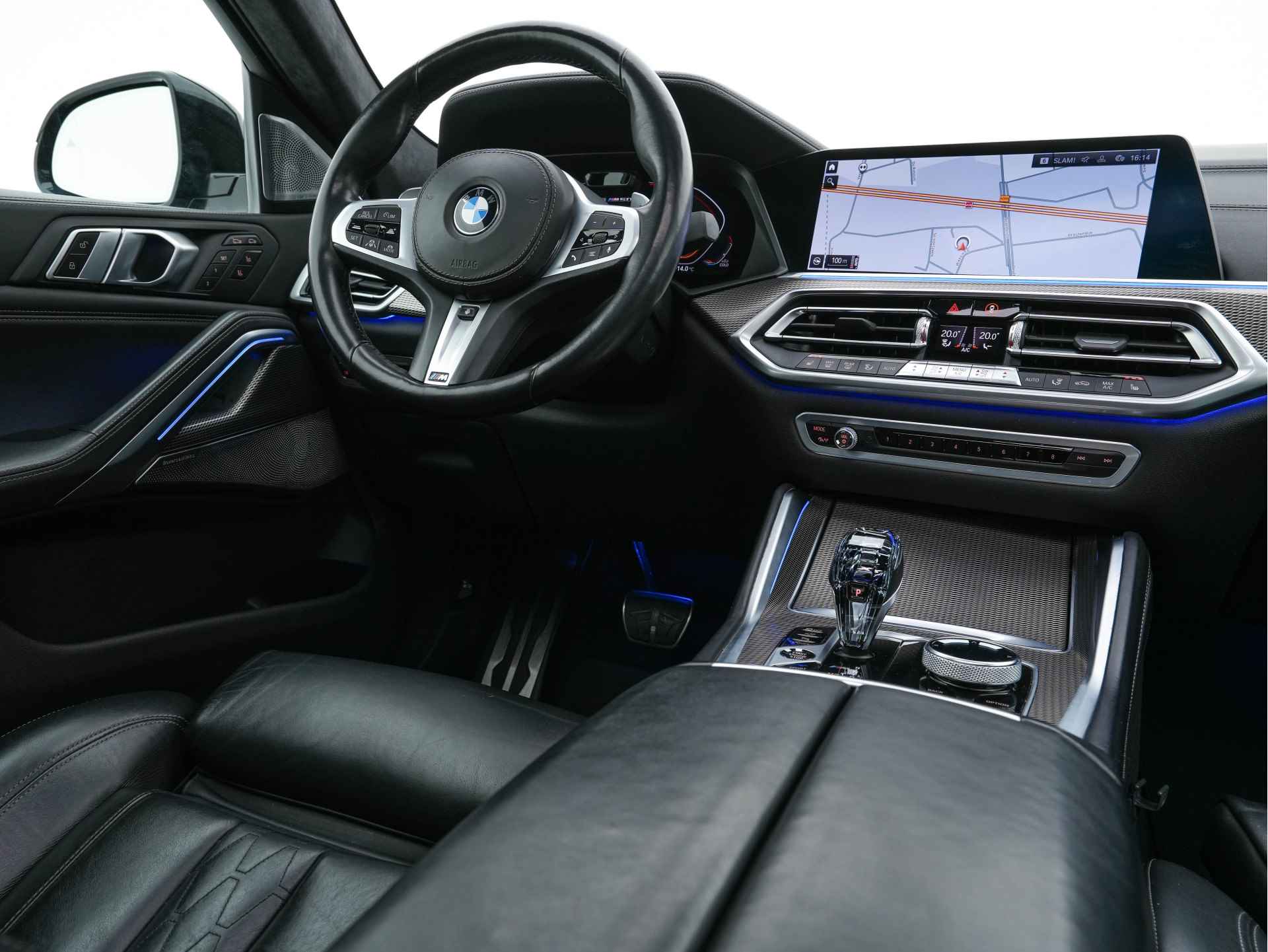 BMW X6 M50i High Executive Aut. *PANO | LASER-LED | BOWERS&WILKINS-DIAMOND | MERINO-VOLLEDER |  ADAPTIVE-CRUISE | HUD | SOFT-CLOSE | SURROUND-VIEW | ICONIC-GLOW-GRILLE | KEYLESS | DAB | MASSAGE | VIRTUAL | MEMORY-PACK - 7/52