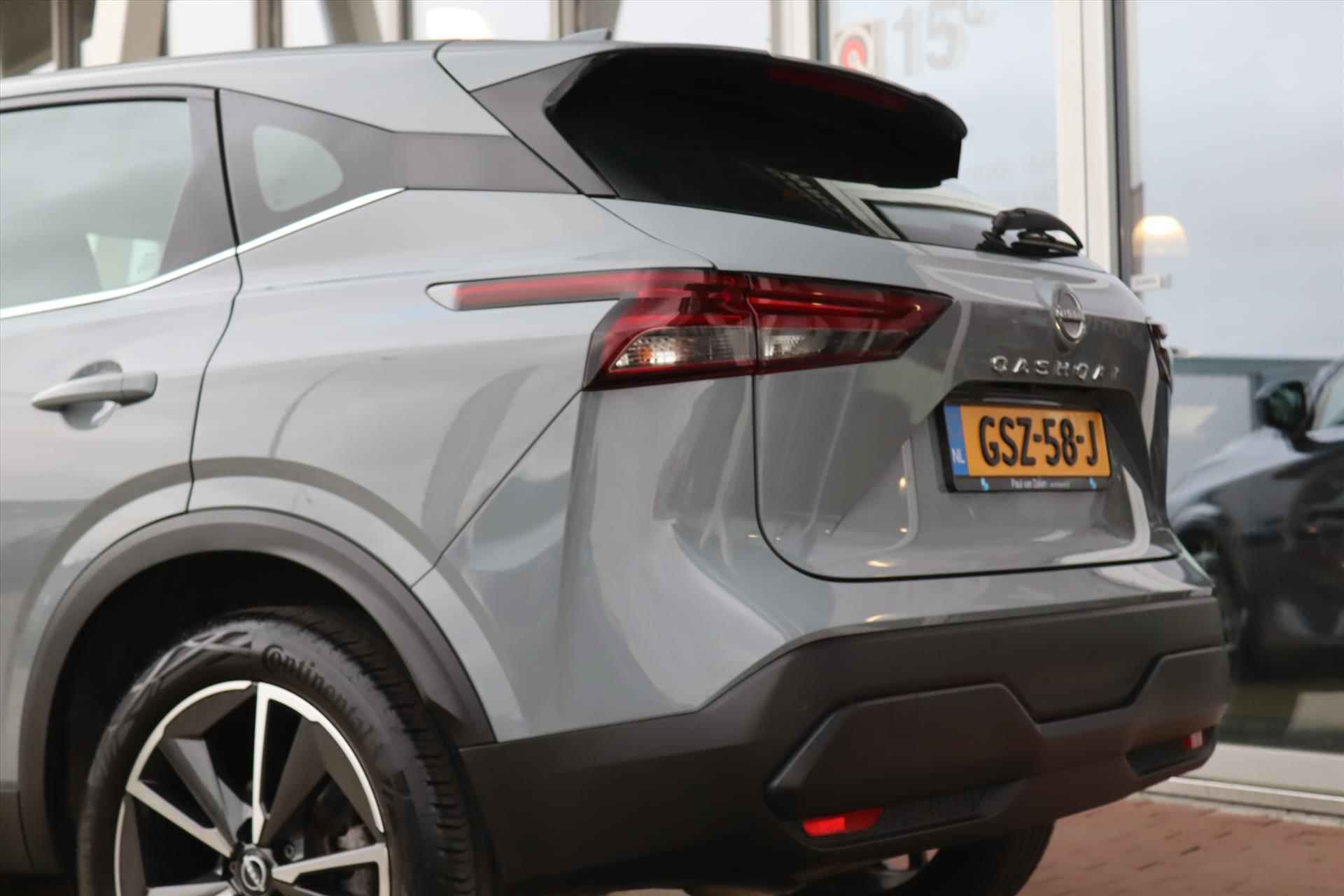 Nissan Qashqai 1.3 MHEV 158PK AUTOMAAT N-CONNECTA Navi Carplay | Camera | Stoel/stuurverw. | Adapt.Cruise | Voorruitverw. | Lane Assist | Led | Dab | 19 Inch LM | - 14/56