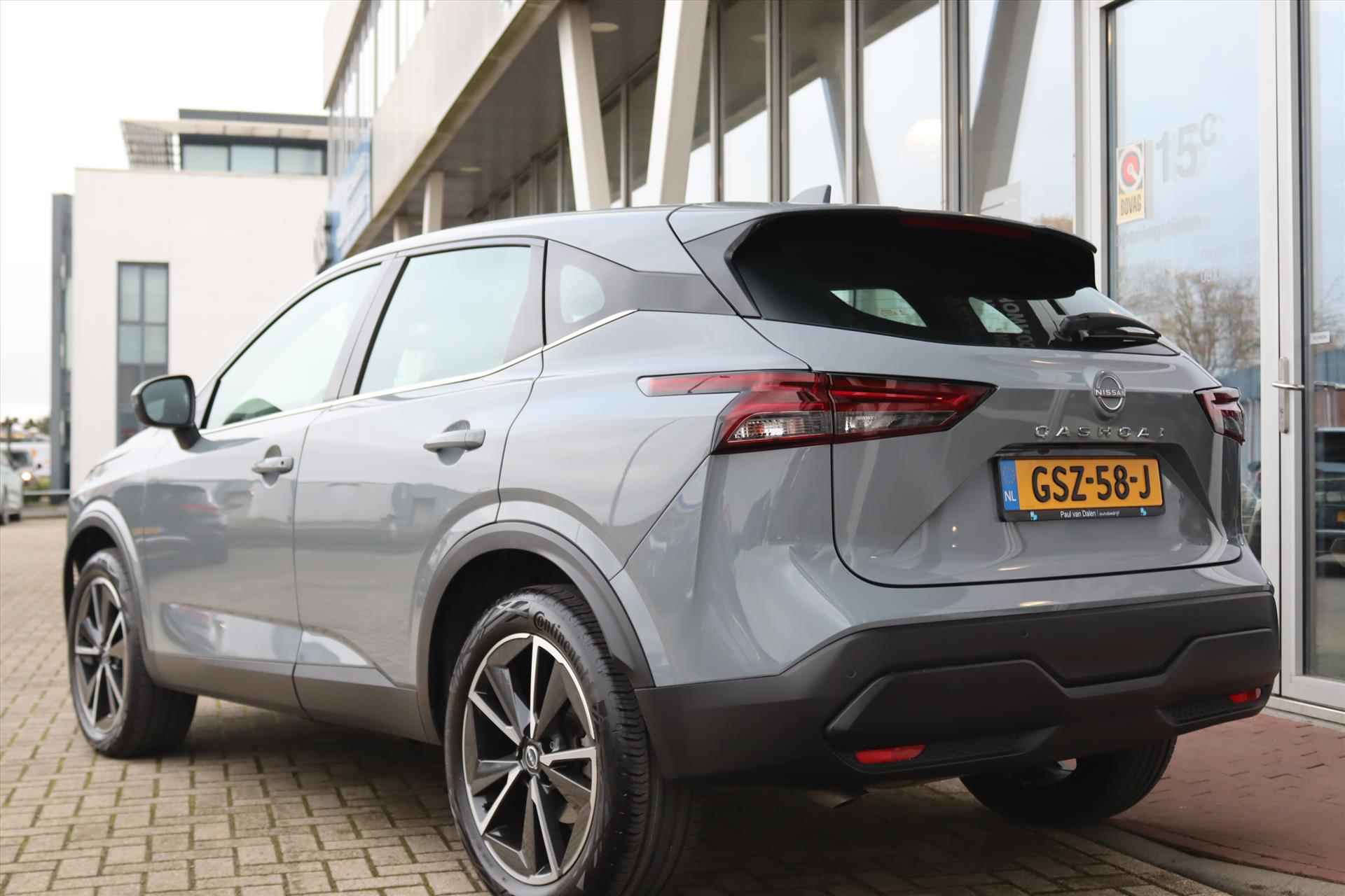 Nissan Qashqai 1.3 MHEV 158PK AUTOMAAT N-CONNECTA Navi Carplay | Camera | Stoel/stuurverw. | Adapt.Cruise | Voorruitverw. | Lane Assist | Led | Dab | 19 Inch LM | - 43/56