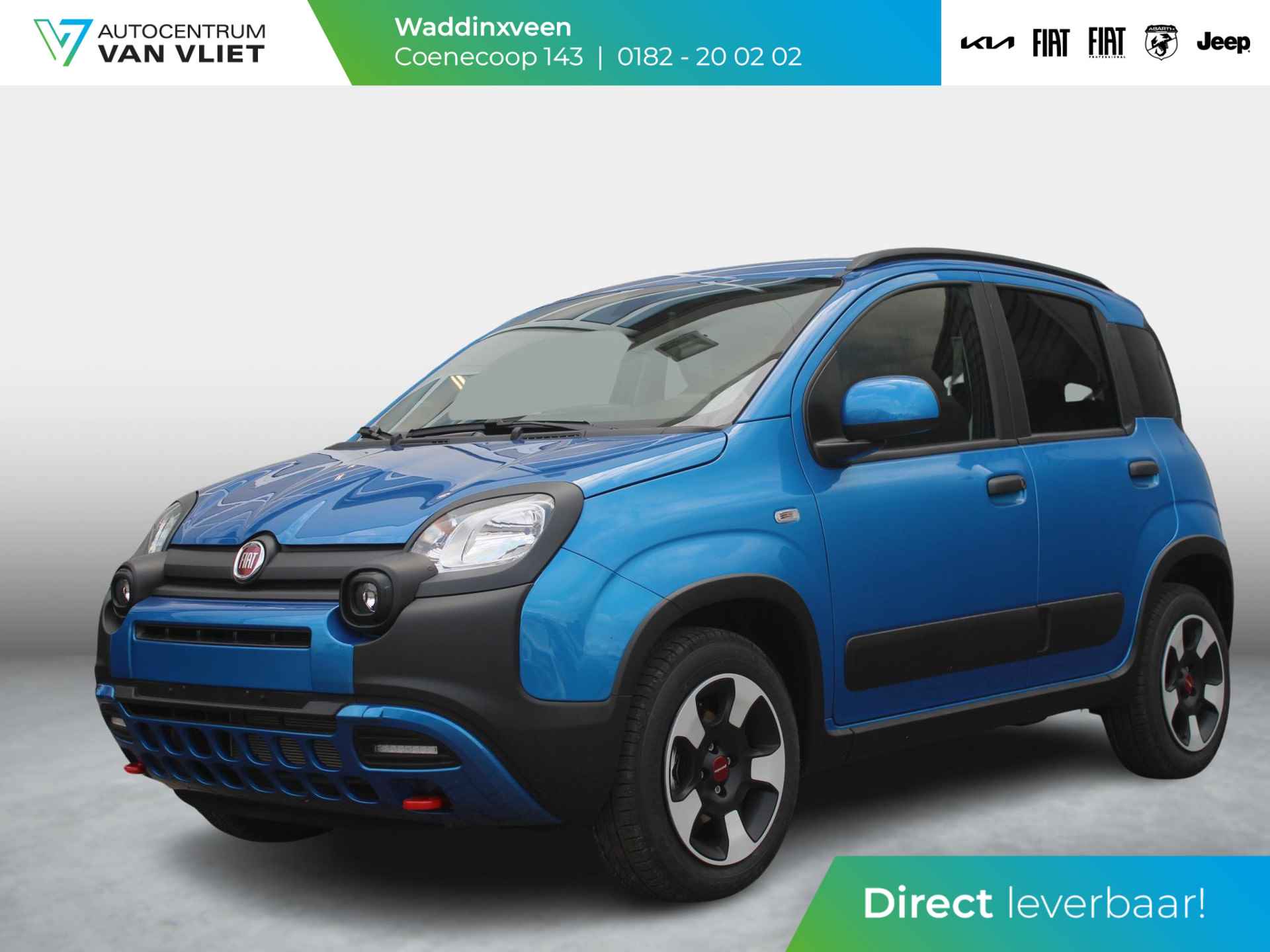 Fiat Panda Hybrid Cross | Airco | Bluetooth Dakrails | LED | PDC | Uit voorraad leverbaar !