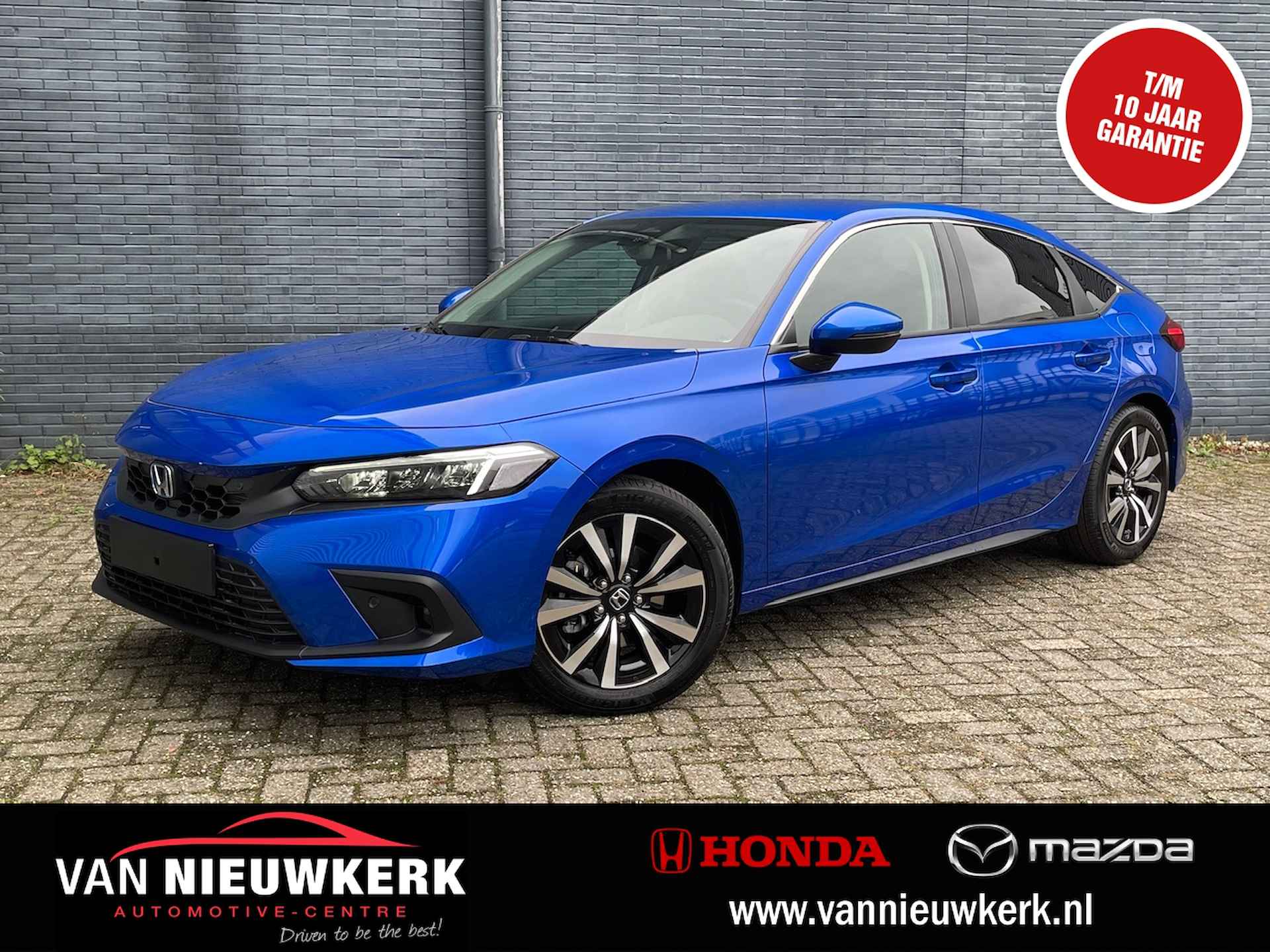 Honda Civic 2.0 HYBRID 184PK eCVT Automaat Elegance | Uit Voorraad Leverbaar | Navigatie & Carplay | Adaptieve Cruise | Stoelverwarming | LED | Climatecontrol |