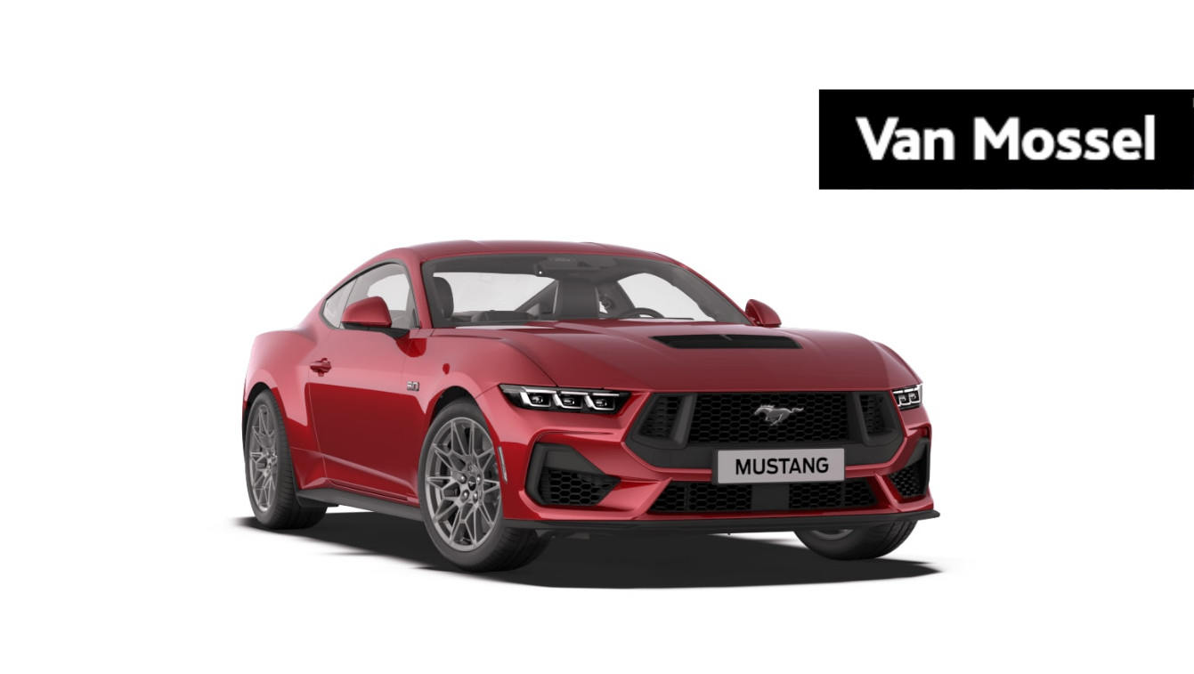 Ford Mustang Fastback 5.0 V8 GT | 2024 MODEL | NU TE BESTELLEN | LUCID RED | bij viaBOVAG.nl
