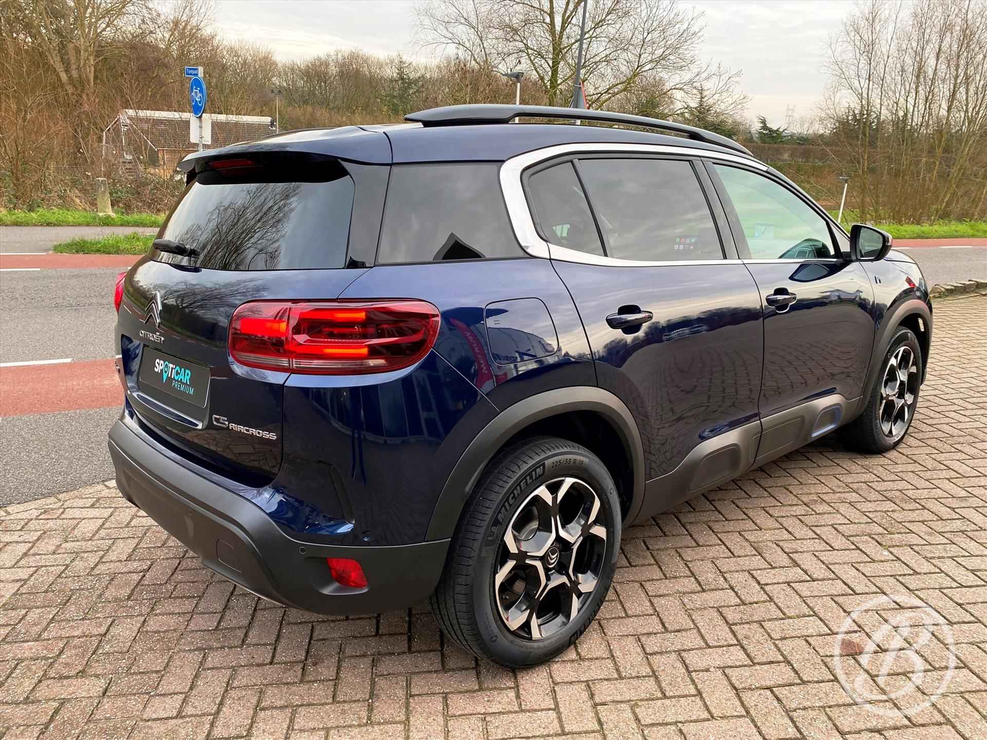 CITROEN C5 Aircross 1.6 Hybrid 225pk EAT8 Shine | dodehoekdetectie, keyless, navigatie, 18 inch velgen, camera, parkeersensoren, apple, android, roofrails, climate,cruise - 5/68