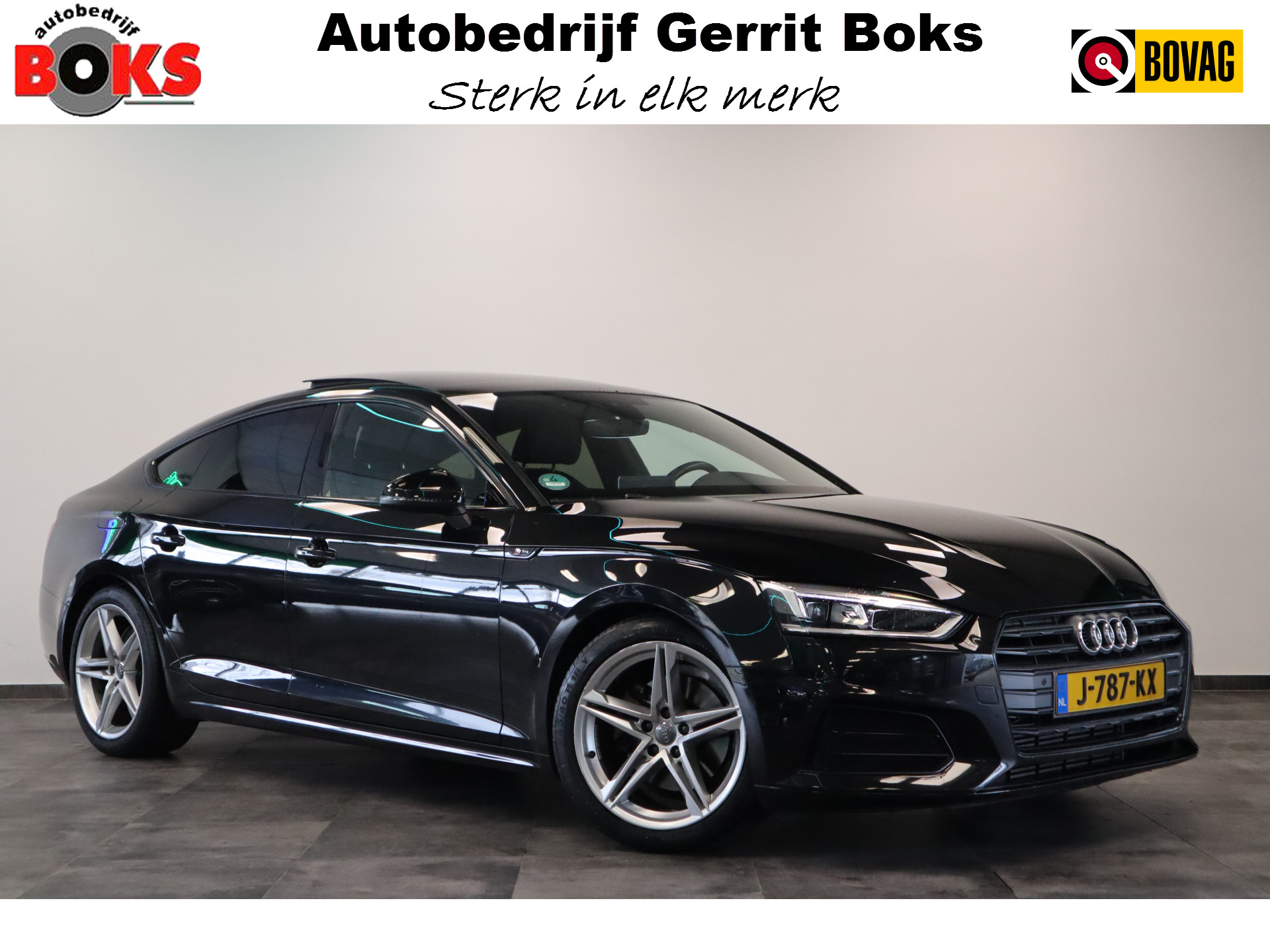 Audi A5 Sportback 40 TFSI Design Pro Line Plus Panorama Dak Navigatie VCP S-Line uitvoering bij viaBOVAG.nl