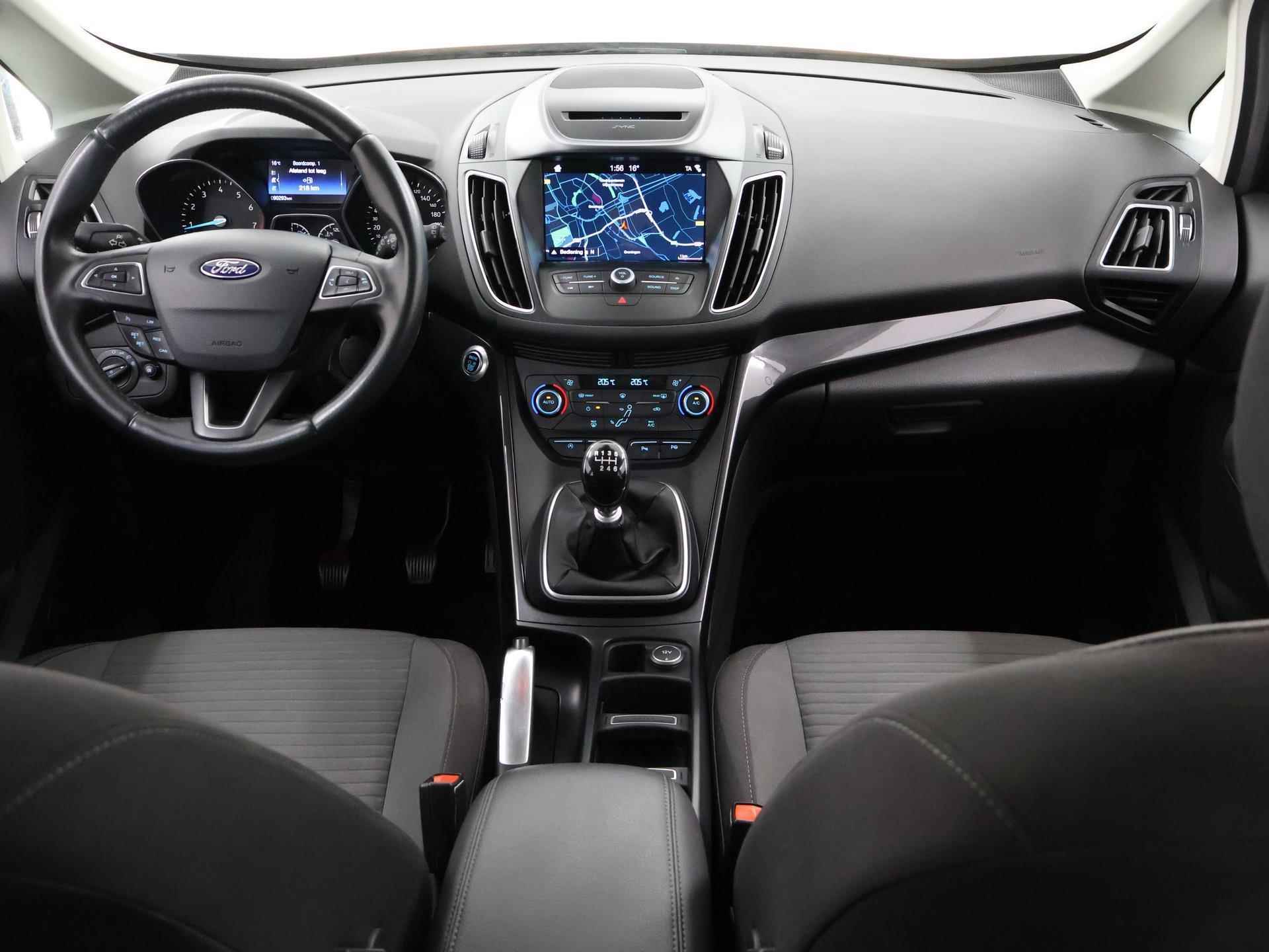 Ford C-Max 1.0 Titanium | Navigatie | Achteruitrijcamera | Parkeersensoren | Climate control | Cruise control | Trekhaak | Carplay - 9/41