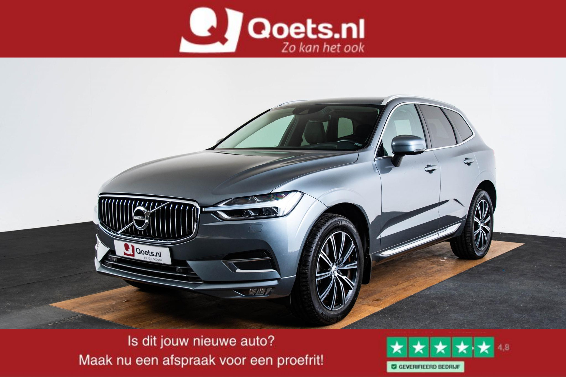 Volvo XC60 2.0 T5 Inscription Getint glas - Verwarmbare stuurwiel - Verwarmbare stoelen achter - Verwarmbare Ruitenwissers - Park Assist achter - Sensus Navigatie - High Beam koplampen - Smarthphone integratie -