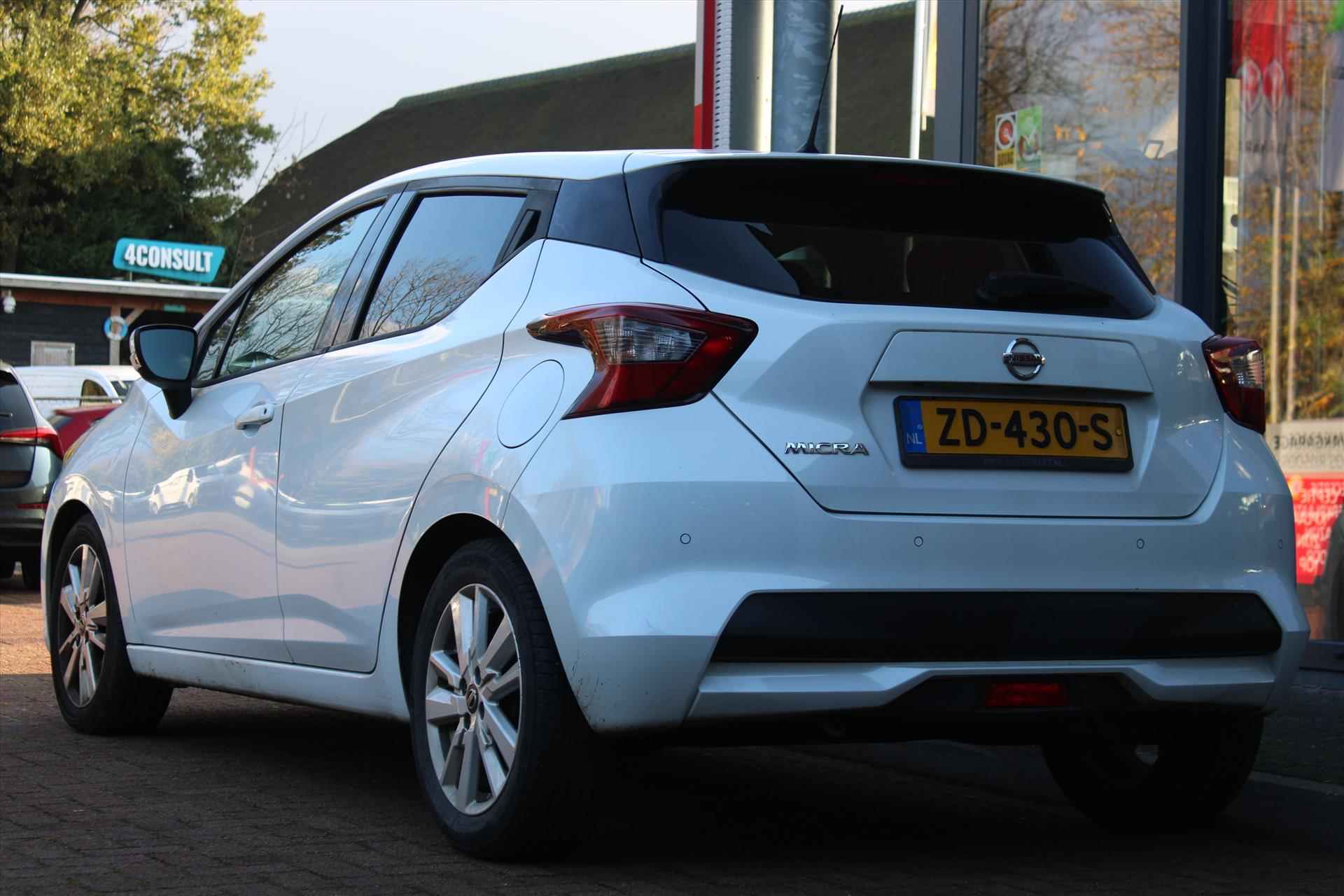 NISSAN Micra 1.0 N-Connecta | Camera | Carplay | Navigatie | Cruise & Climate Control | Bluetooth | - 4/26