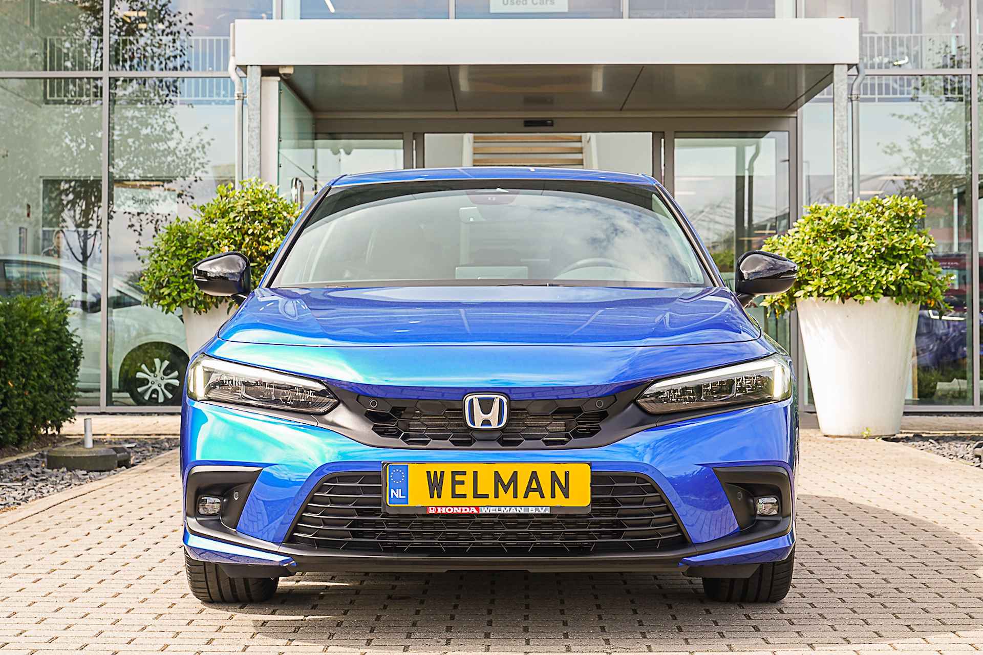 Honda Civic 2.0i e:HEV SPORT - HYBRID - AKTIE - NIEUW - FULL HYBRID - 54/56